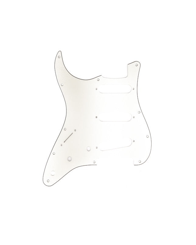 Fender Stratocaster Pickguard S/S/S Left Handed (11-Hole, Parchment, 3-Ply)