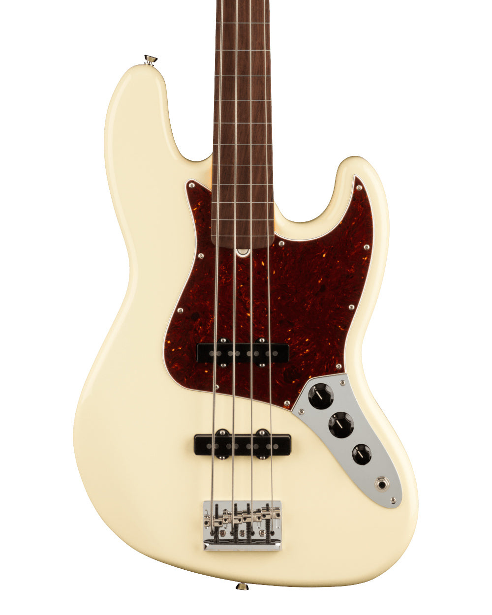 Fender American Professional II Jazz Bass Fretless (Rosewood, Olympic White)