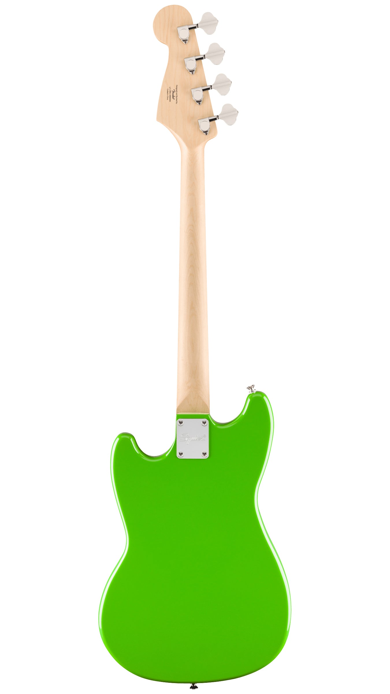 Squier Sonic FSR Bronco Bass (Maple Fingerboard, White Pickguard, Lime Green)