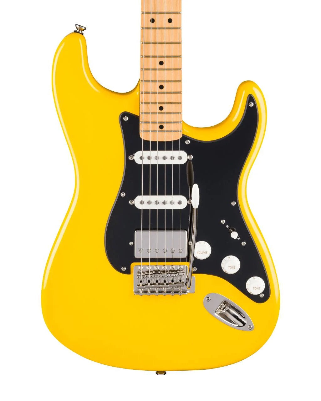 Squier Classic Vibe 50s Strat HSS (Maple, Black Pickguard, Graffiti Yellow)