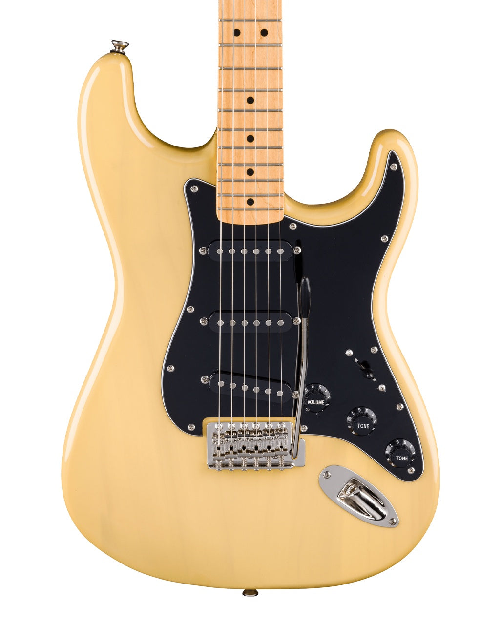 Squier Classic Vibe FSR 70s Stratocaster (Maple, Black Pickguard, Vintage Blonde)