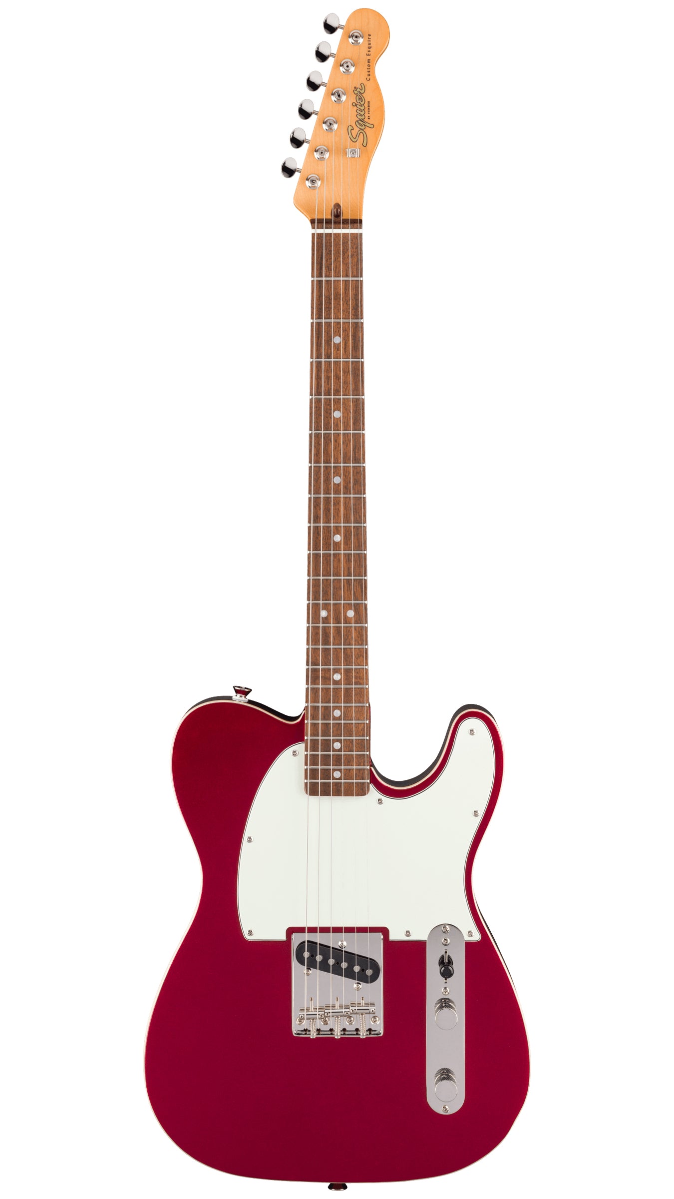 Squier Classic Vibe Custom Esquire (Laurel Fingerboard, Parchment Pickguard, Candy Apple Red)
