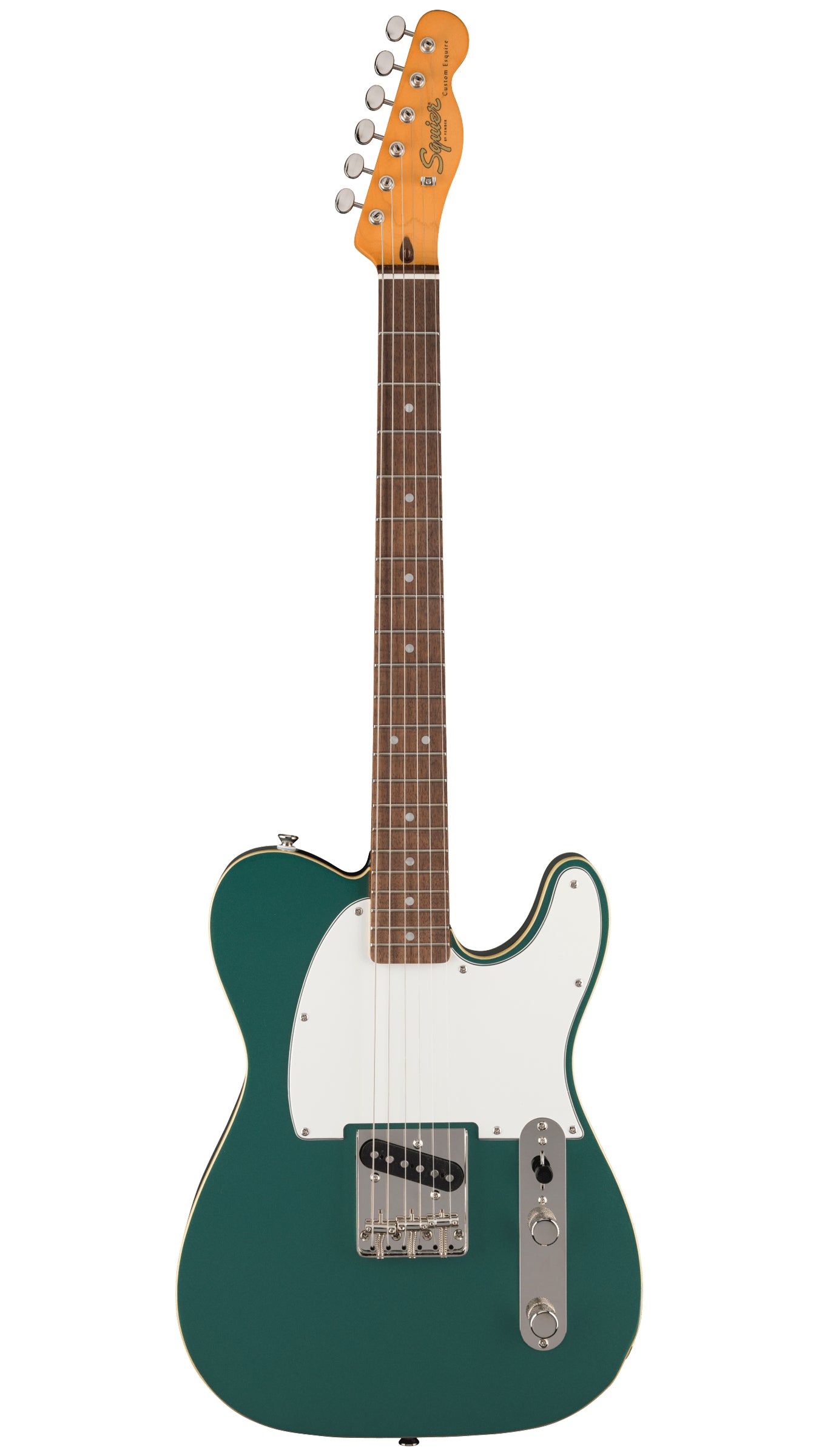 Squier Classic Vibe Custom Esquire (Laurel Fingerboard, Parchment Pickguard, Sherwood Green)
