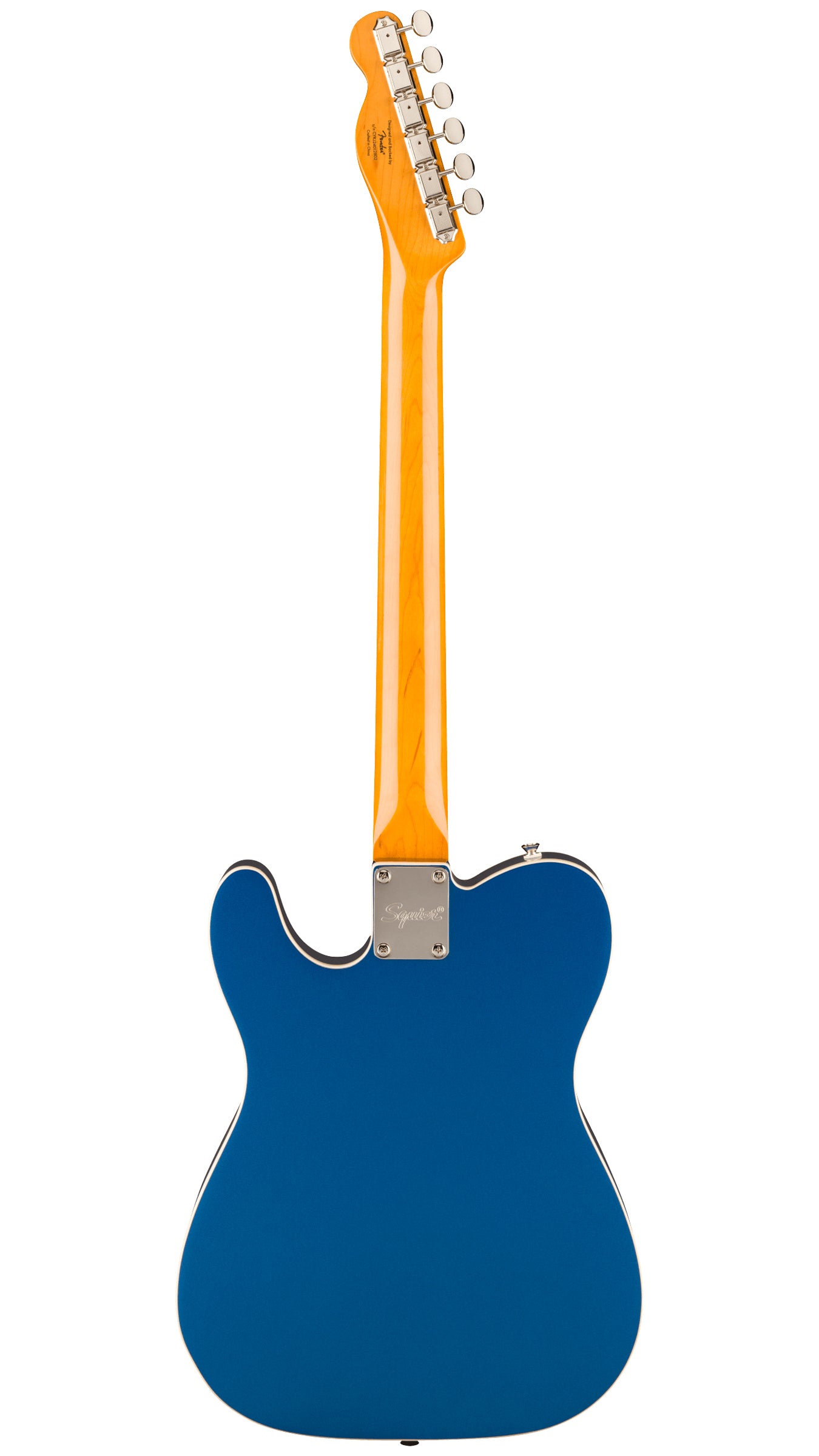 Squier Classic Vibe Custom Telecaster SH with Bigsby (Parchment Pickguard, Lake Placid Blue)