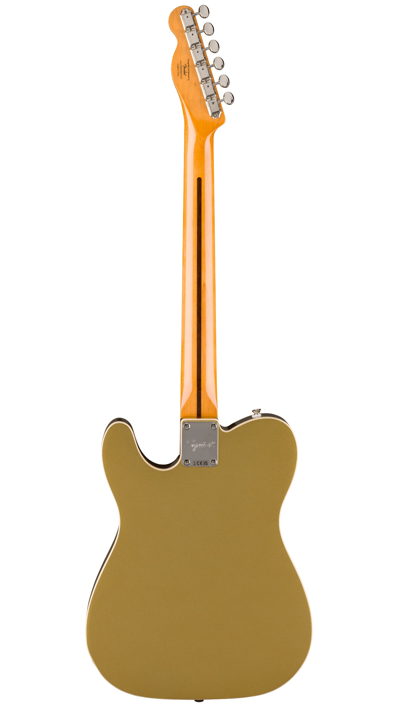 Squier Classic Vibe Custom Telecaster SH with Bigsby (Parchment Pickguard, Aztec Gold)