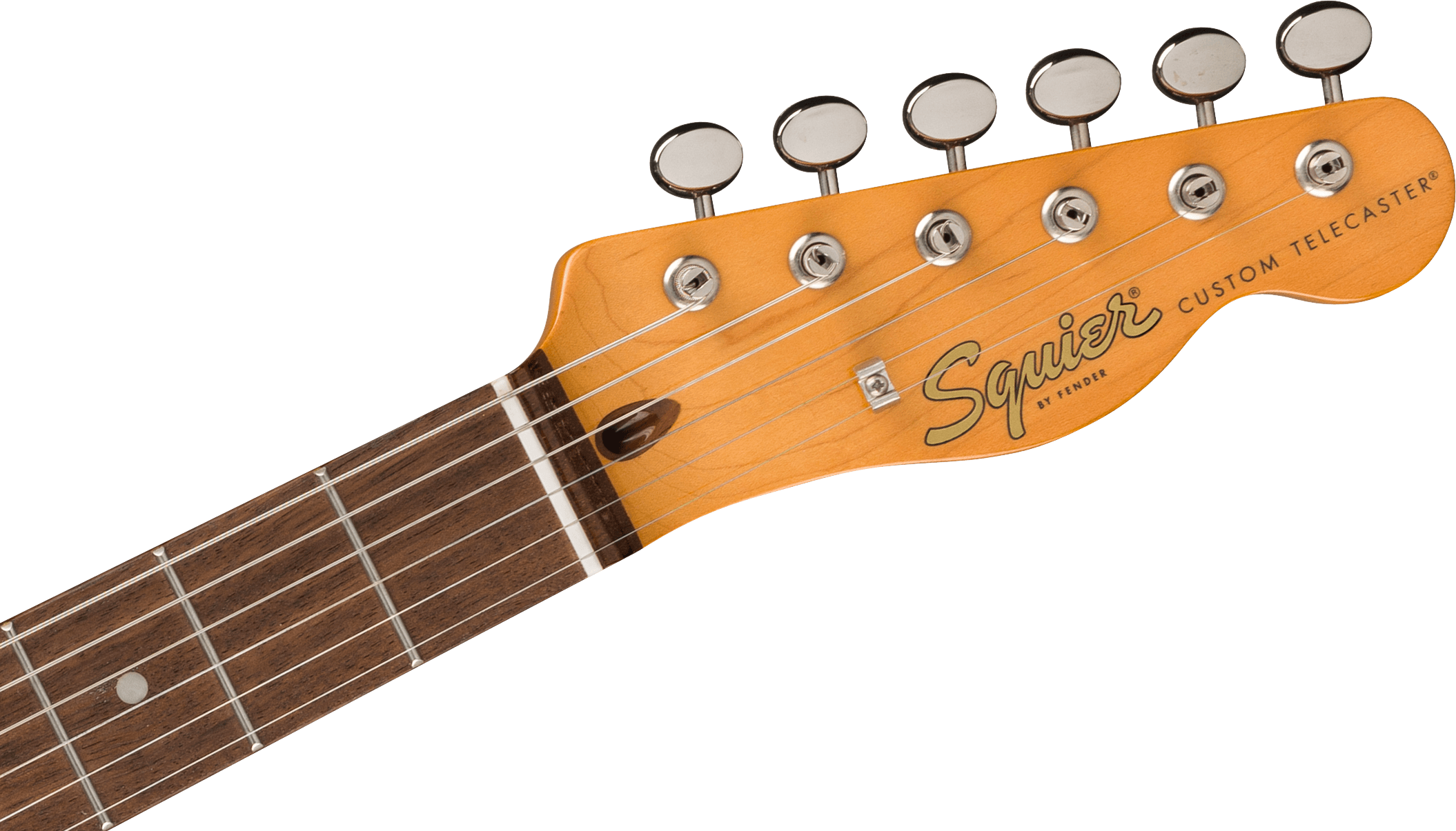 Squier Classic Vibe Custom Telecaster SH with Bigsby (Parchment Pickguard, Aztec Gold)