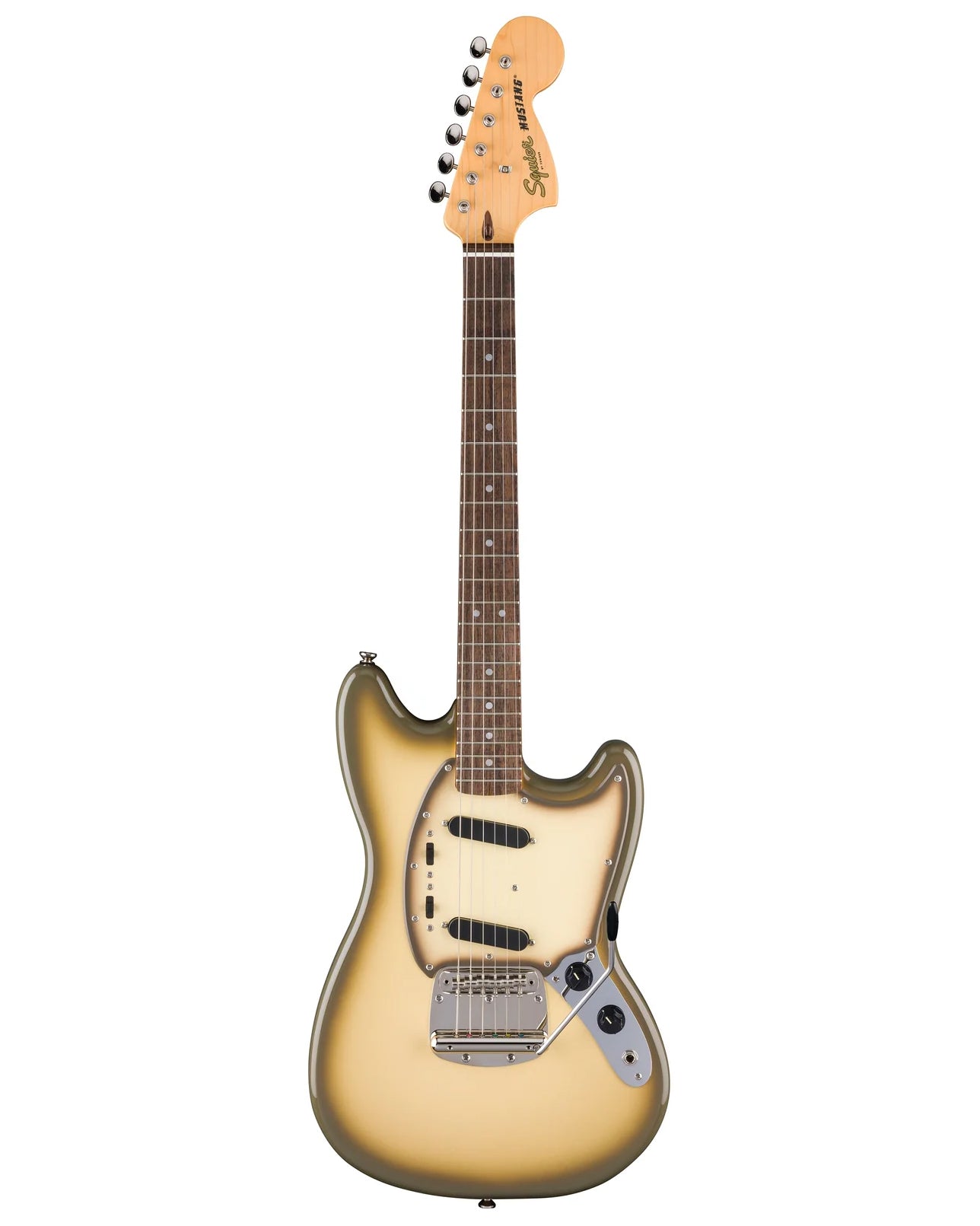 Squier Classic Vibe FSR 60s Mustang (Laurel Fingerboard, Black Pickguard, Antigua)