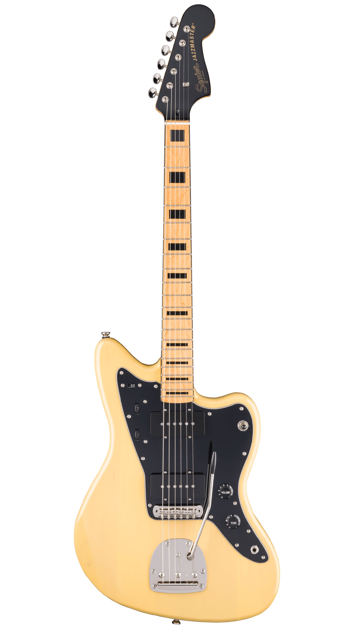 Squier FSR Classic Vibe '70s Jazzmaster (Maple Fingerboard, Black Pickguard, Vintage Blonde)