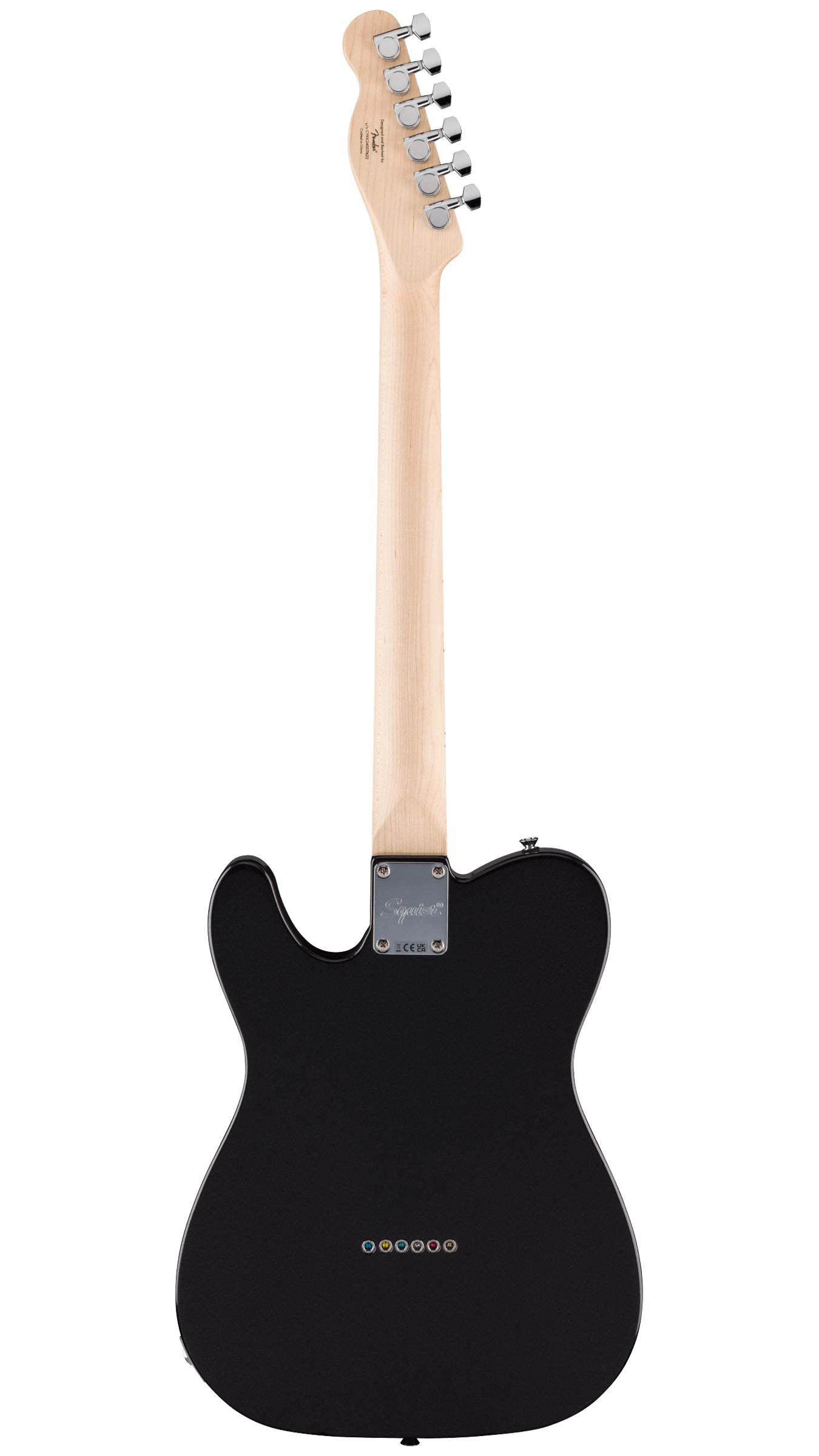 Squier FSR Affinity Telecaster Thinline (Maple Neck, Black Pickguard, Matte Black)