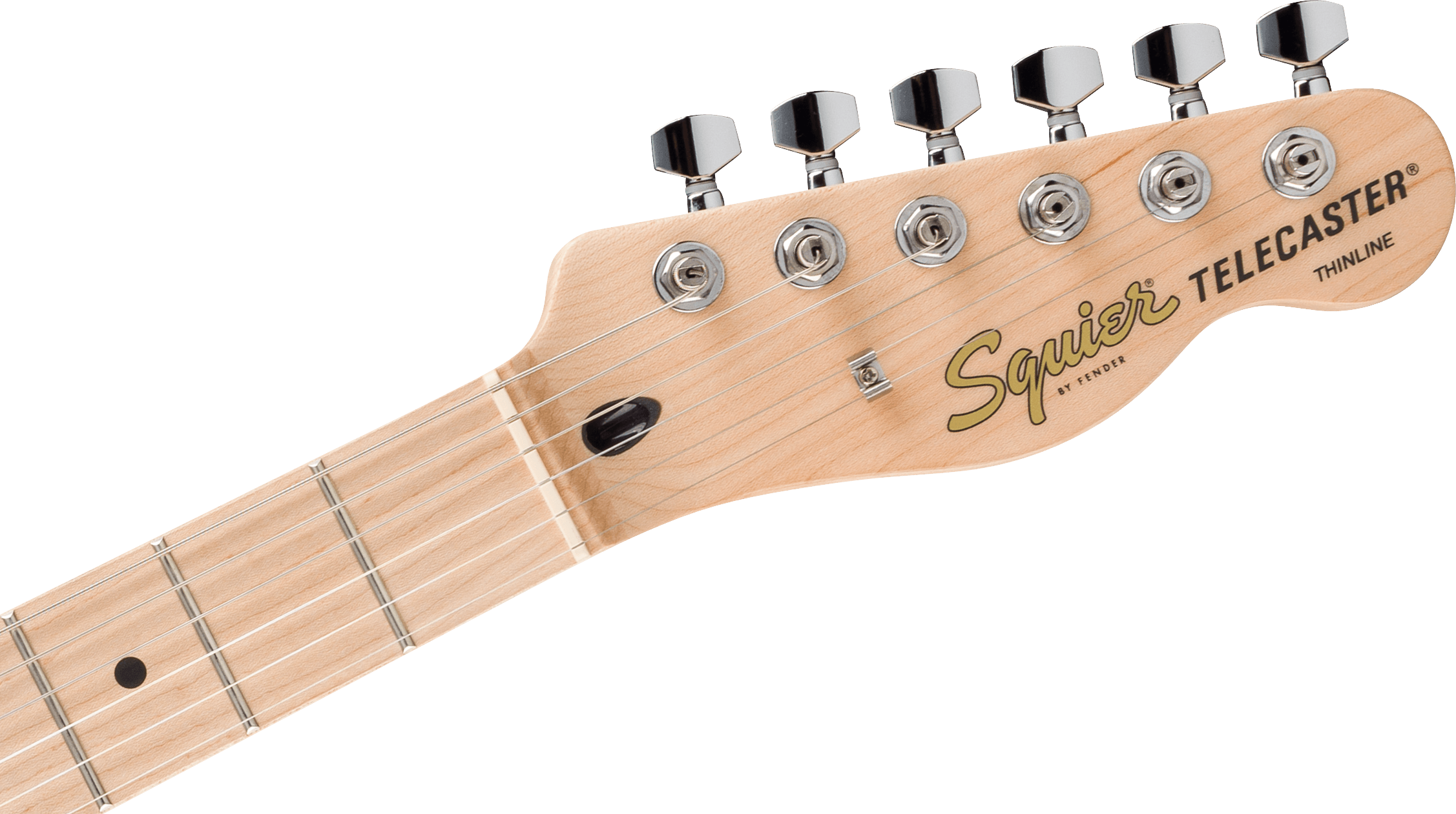 Squier FSR Affinity Telecaster Thinline (Maple Neck, Black Pickguard, Matte Black)