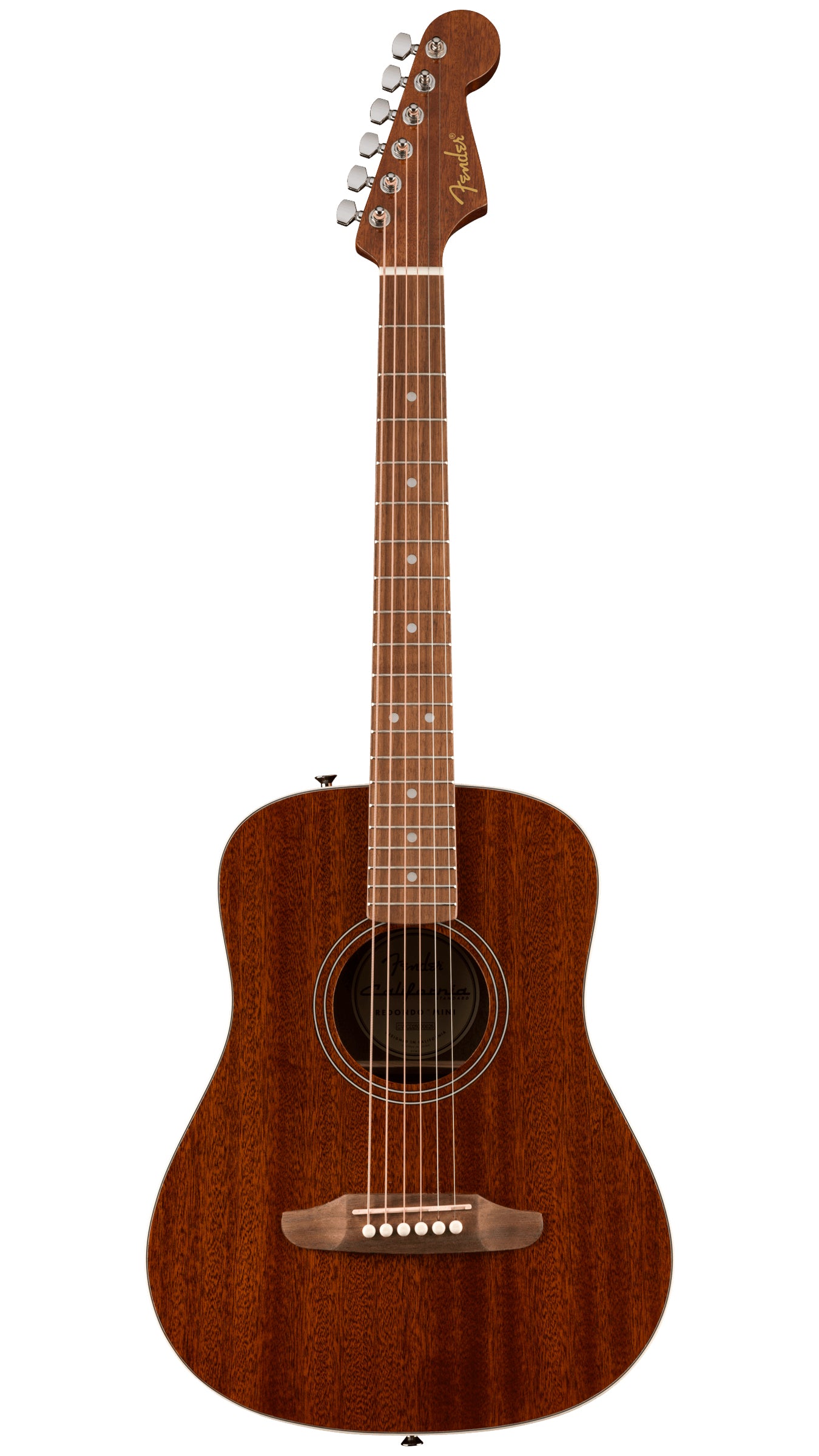 Fender California Standard Redondo Mini (Sapele Top, Natural Sapele, Bag)