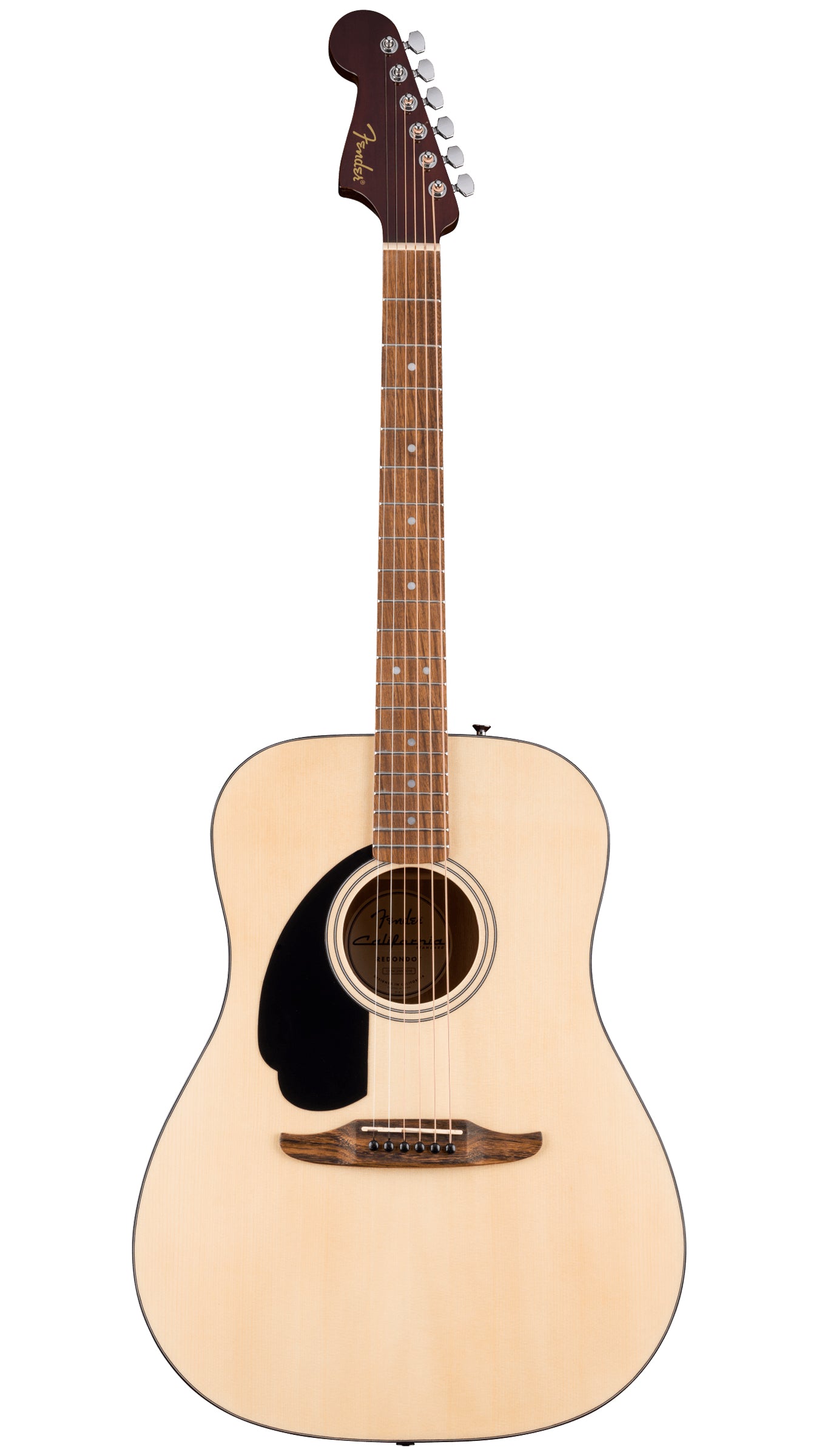 Fender California Standard Redondo Left-Handed (Spruce Top, Black Pickguard, Natural)