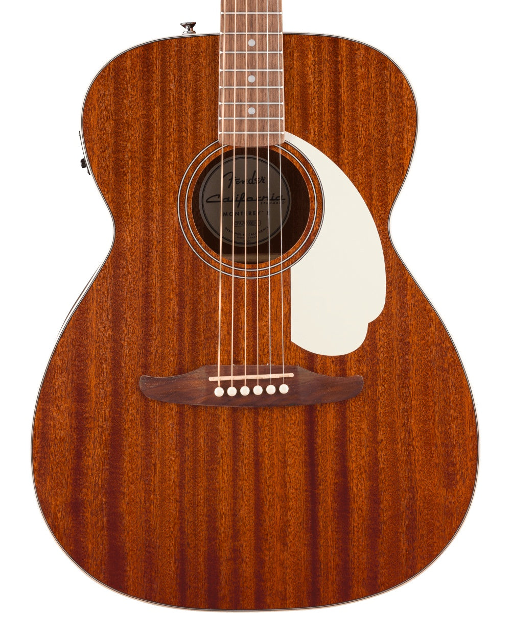 Squier California Standard Monterey E (Sapele Top, Ivory Pickguard, Natural Sapele)