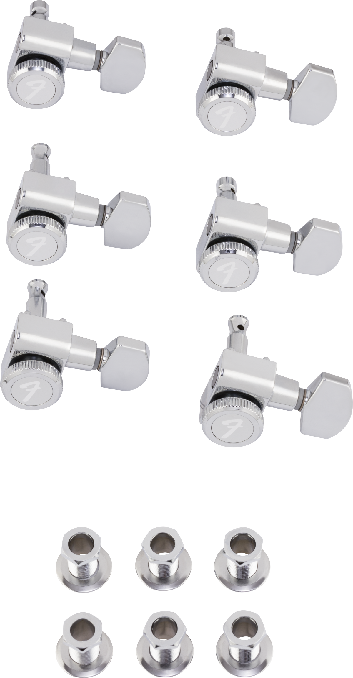 Fender Locking Stratocaster/Telecaster Staggered Tuning Machines (Polished Chrome)