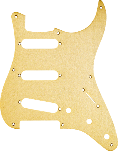Fender 8 Hole 50s Vintage Style Stratocaster S/S/S (Gold Anodized Aluminum)