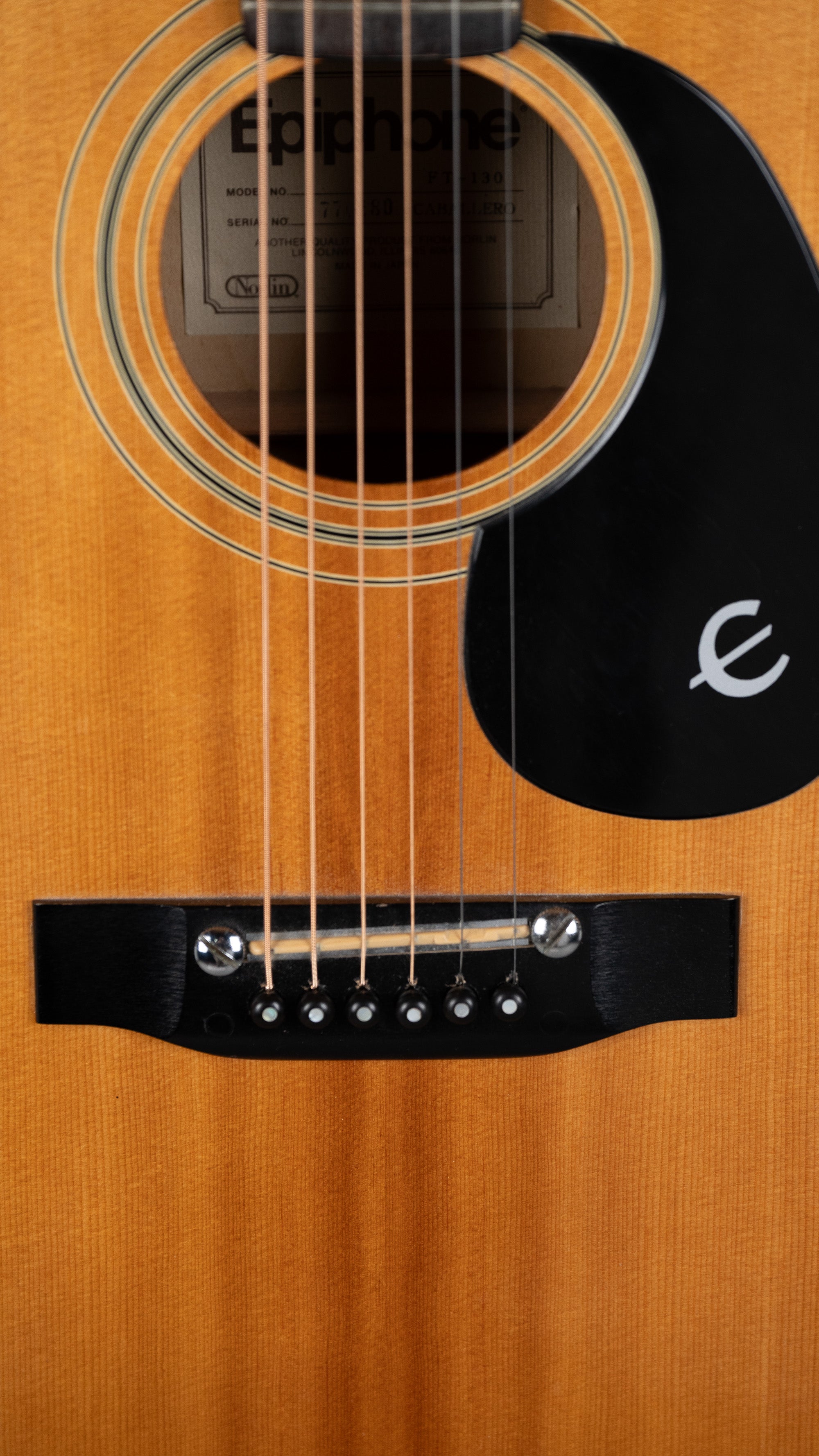 c1970s Epiphone FT-130 Cabillero (Japan, Natural, HSC)