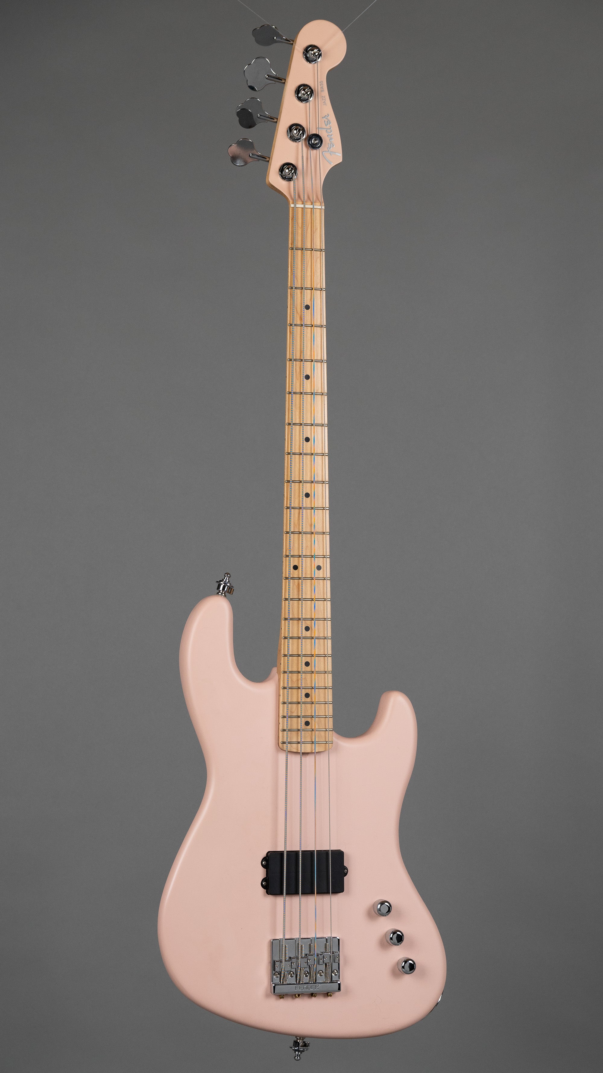 2018 Fender Flea Signature Active Jazz Bass (USA, Satin Shell Pink, OHSC)