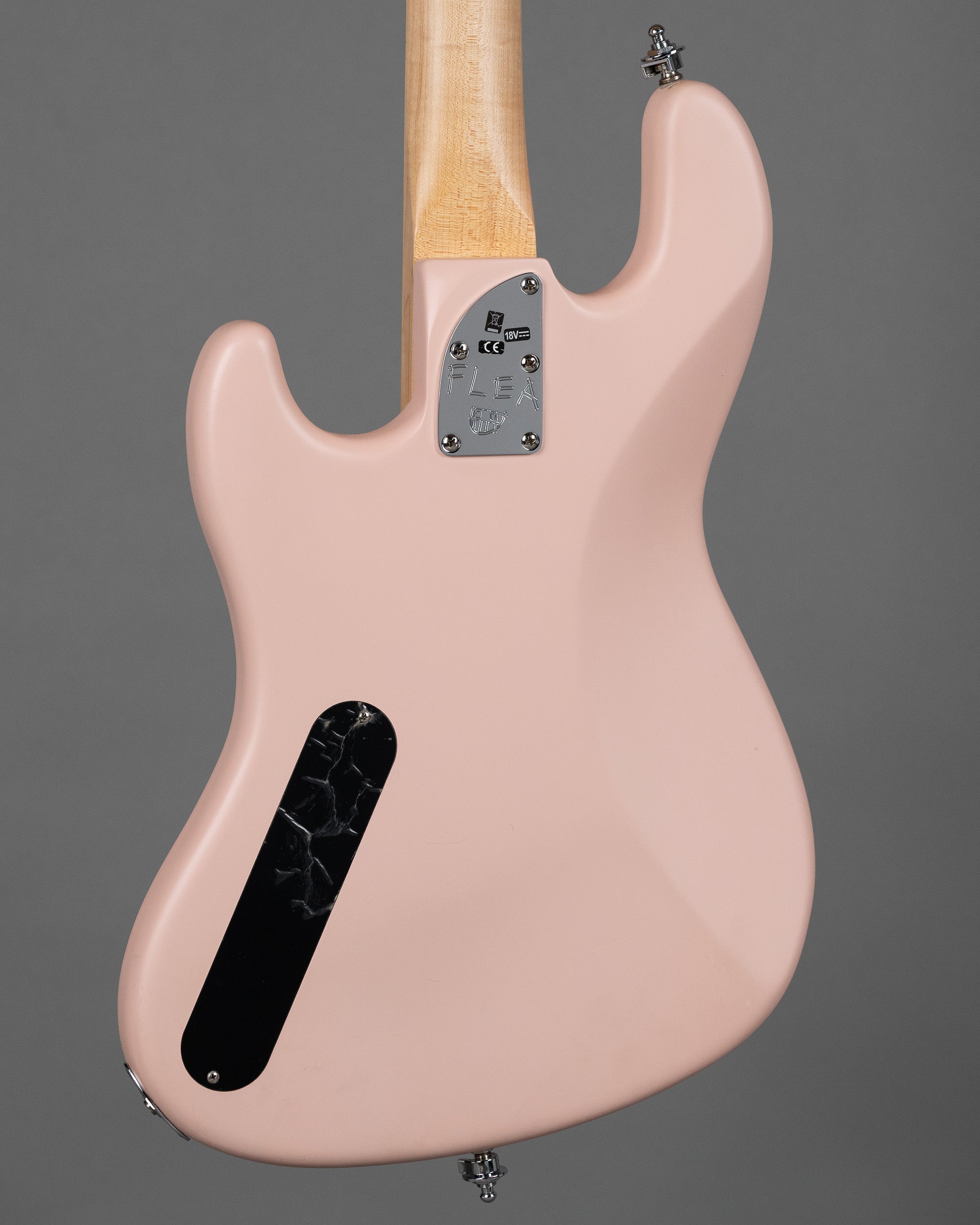 2018 Fender Flea Signature Active Jazz Bass (USA, Satin Shell Pink, OHSC)