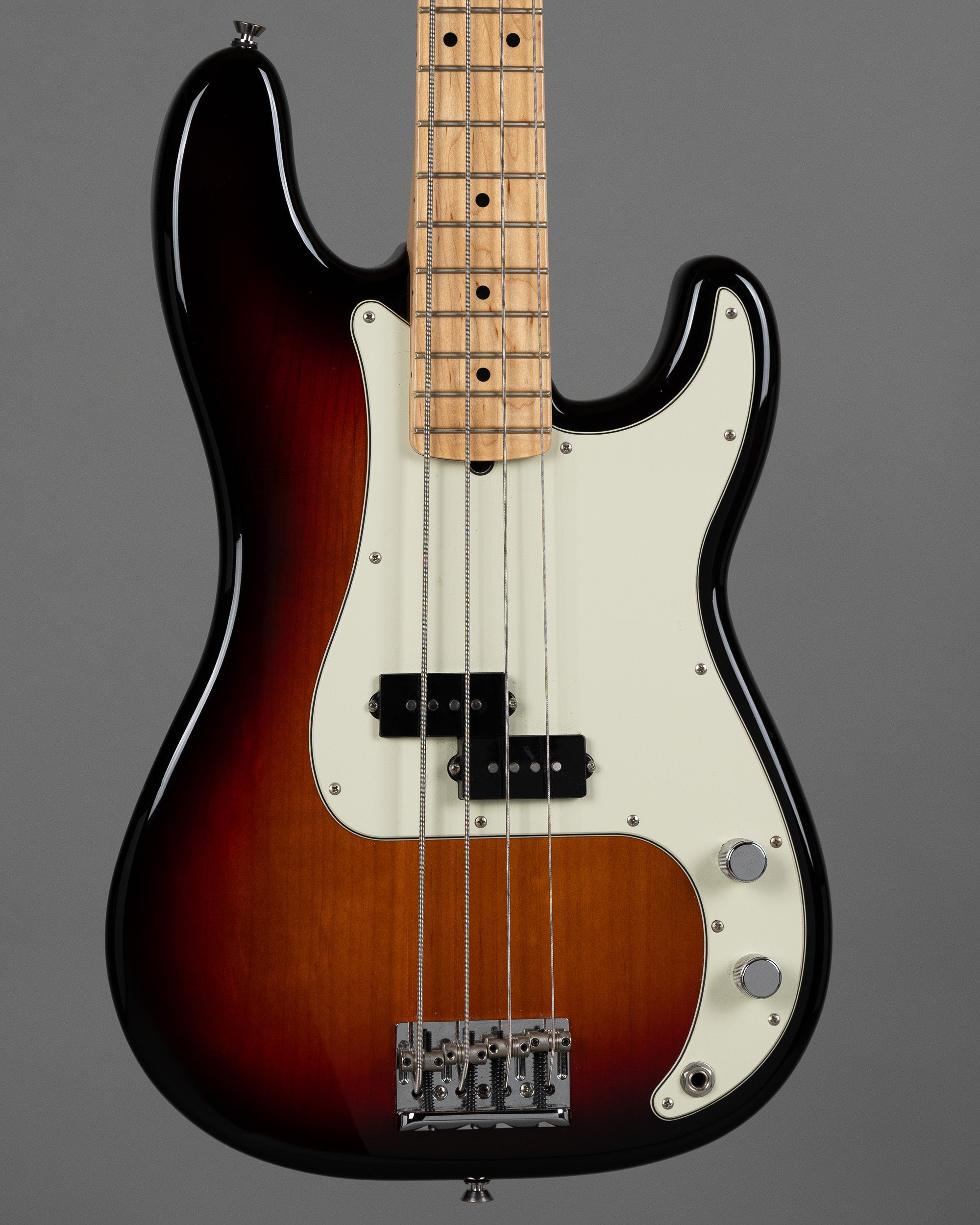 2016 Fender American Professional Precision Bass (USA, Sunburst, OHSC)
