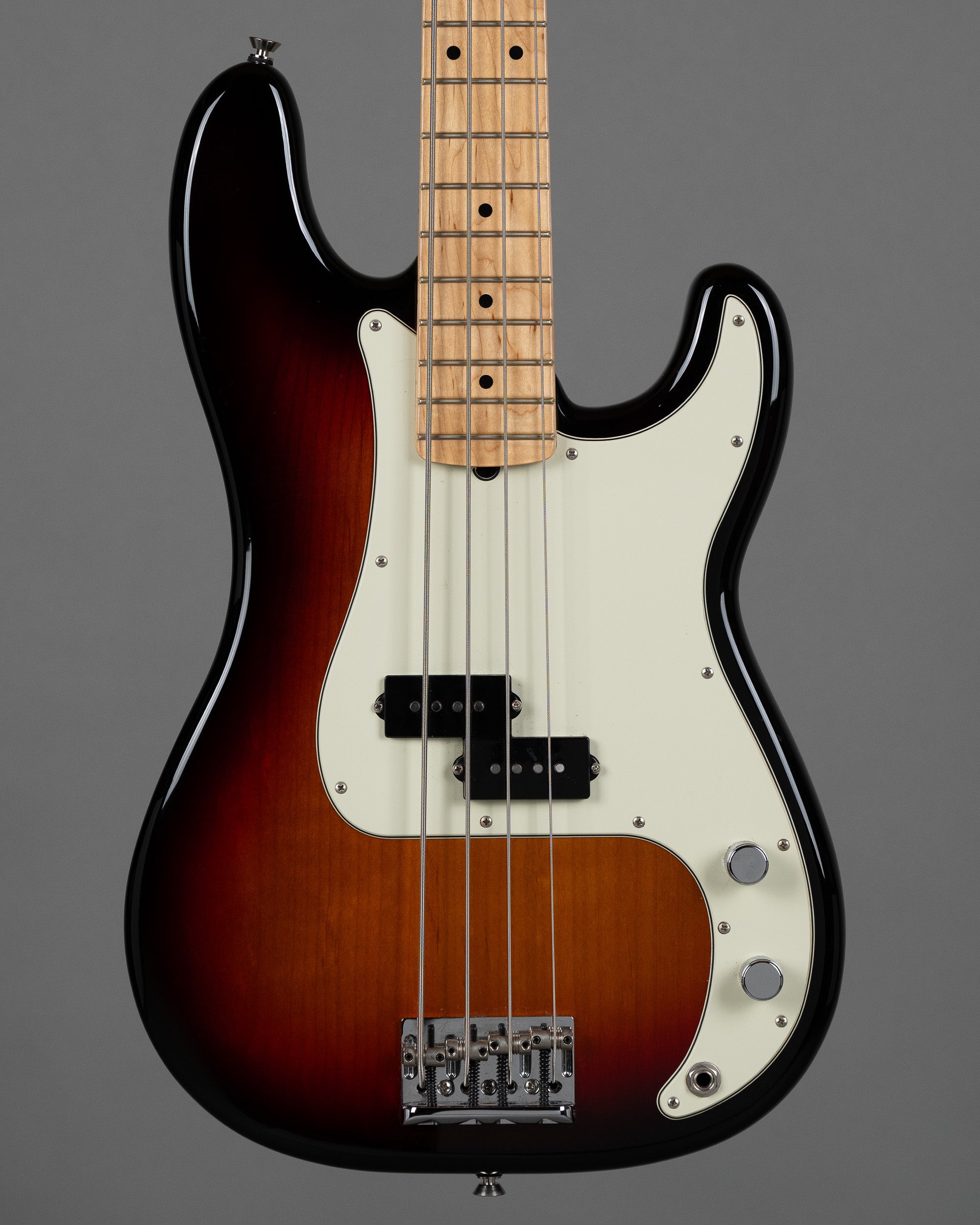 2016 Fender American Professional Precision Bass (USA, Sunburst, OHSC)