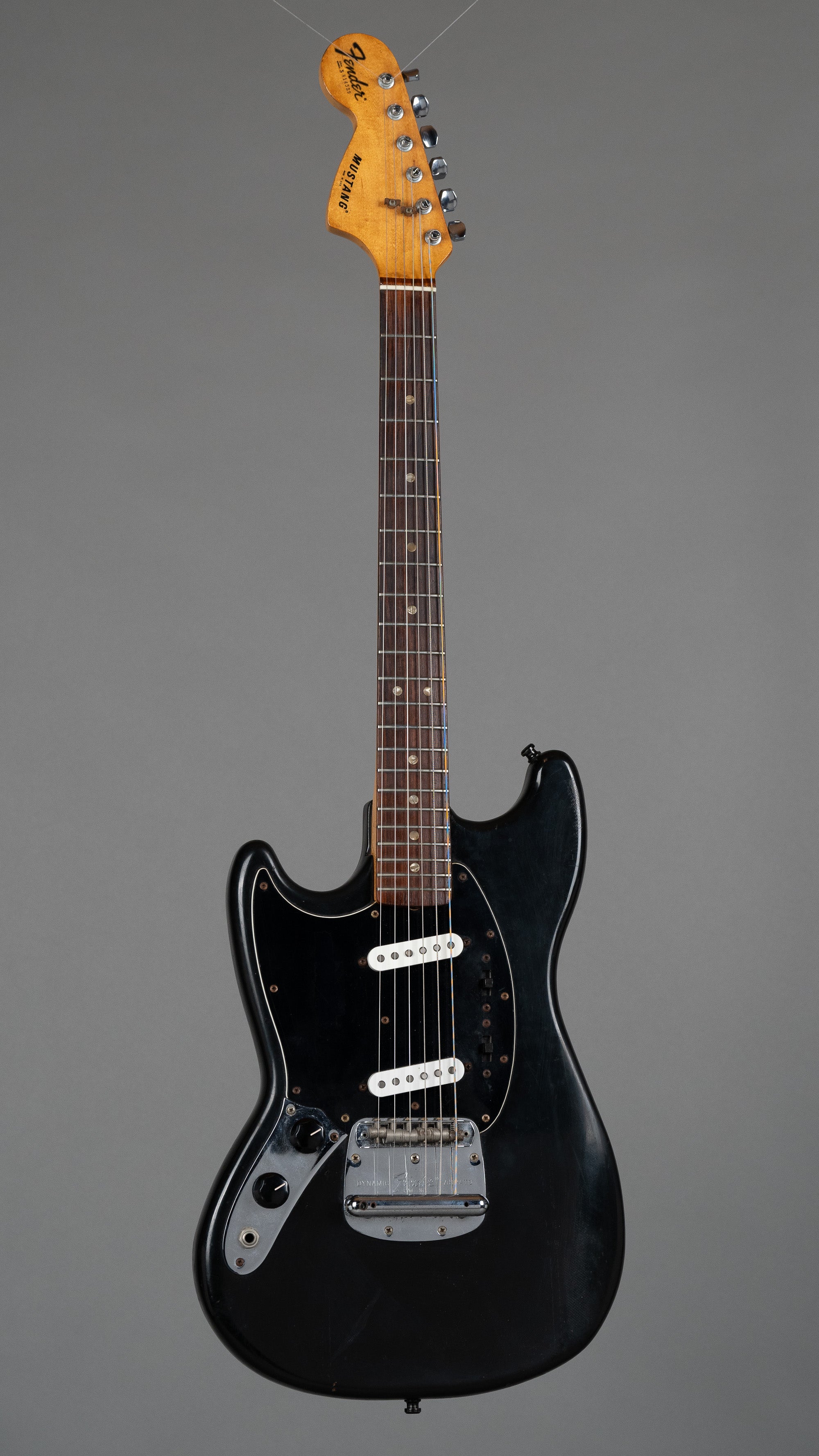 1978 Fender Mustang (USA, Black, Left Handed, OHSC)