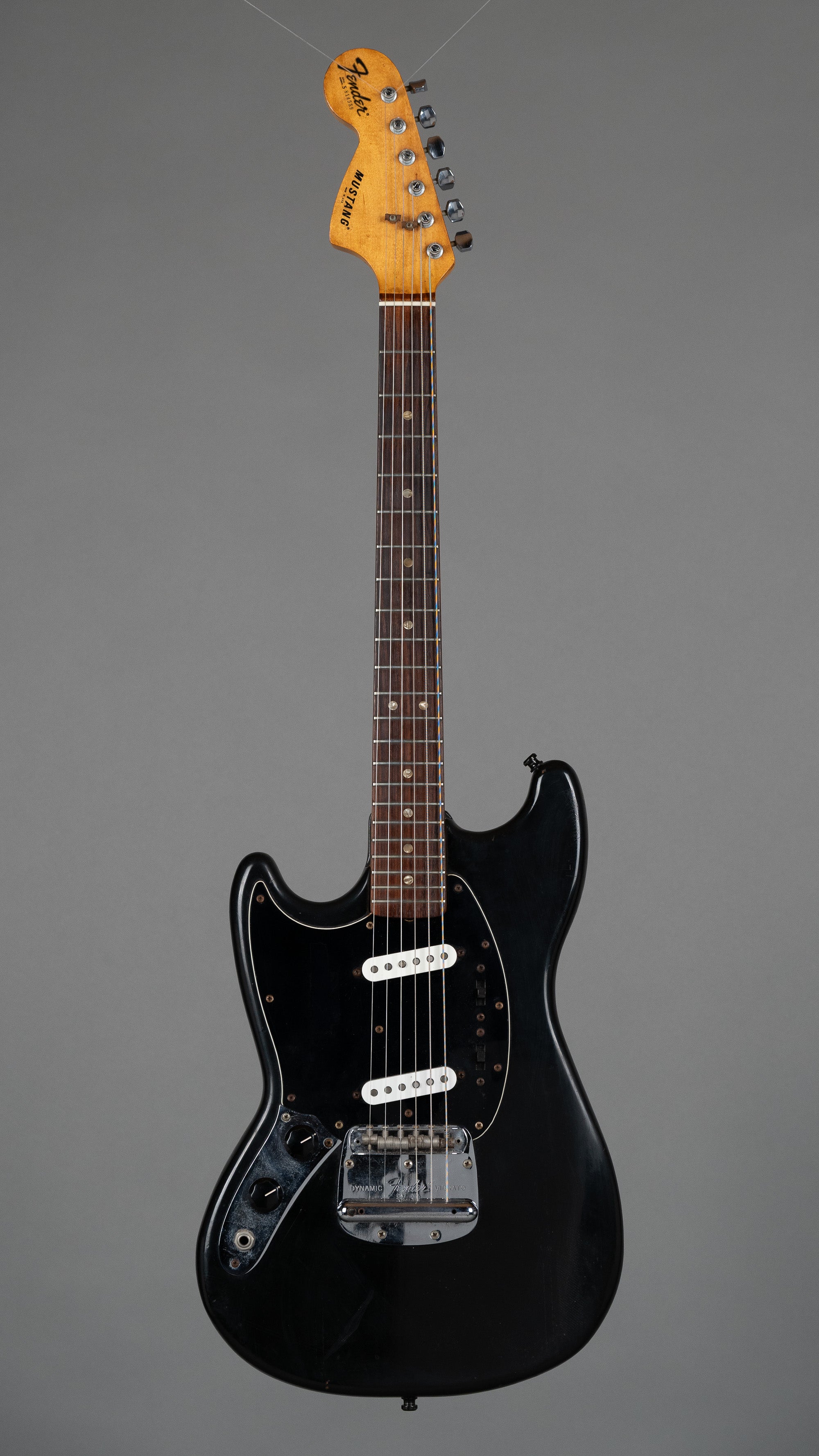 1978 Fender Mustang (USA, Black, Left Handed, OHSC)