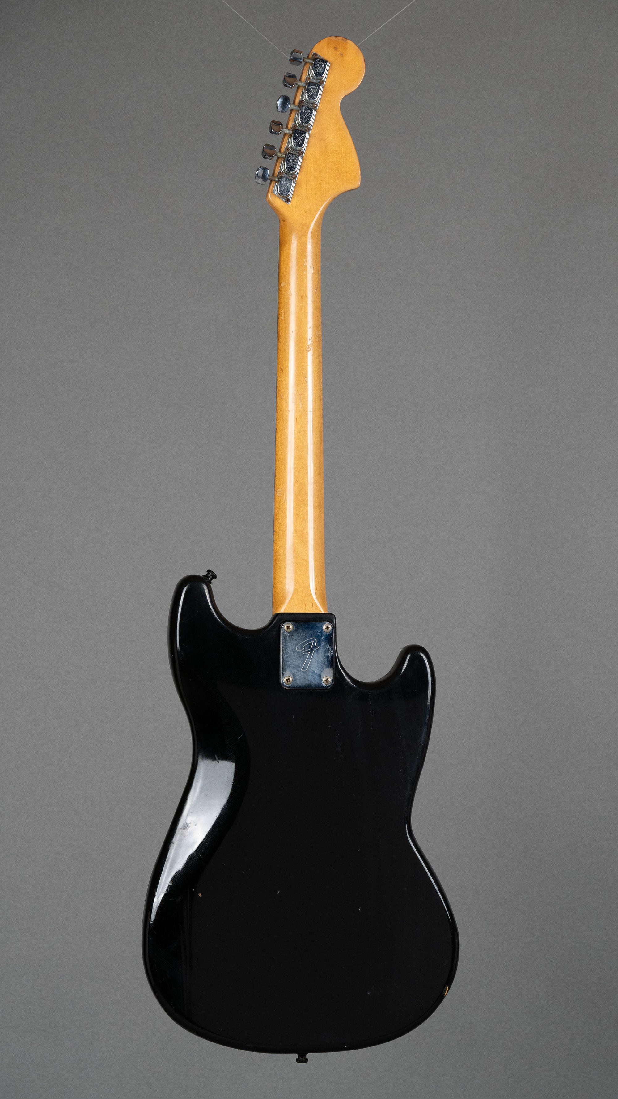 1978 Fender Mustang (USA, Black, Left Handed, OHSC)