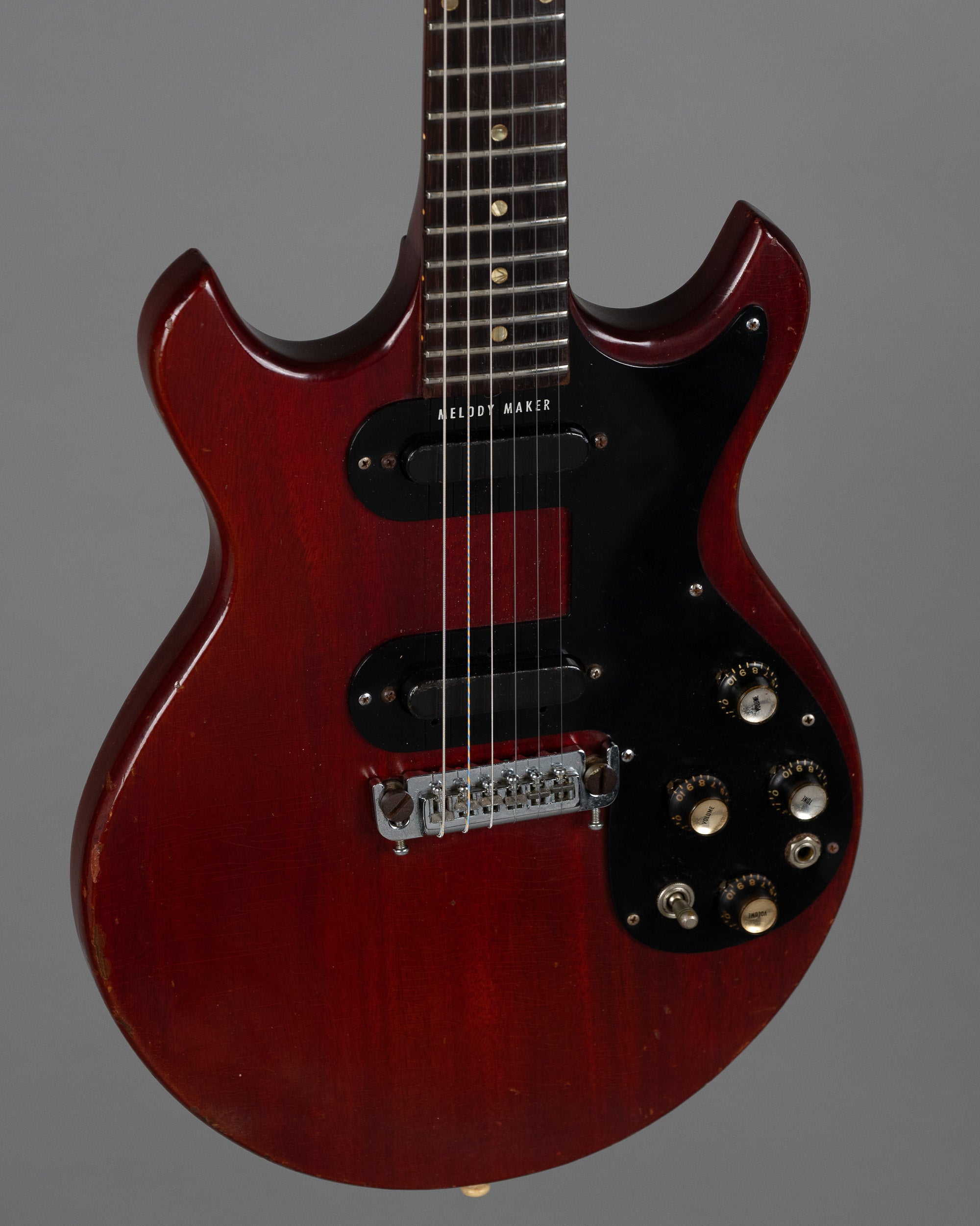 c1965 Gibson Melody Maker (USA, Cherry)