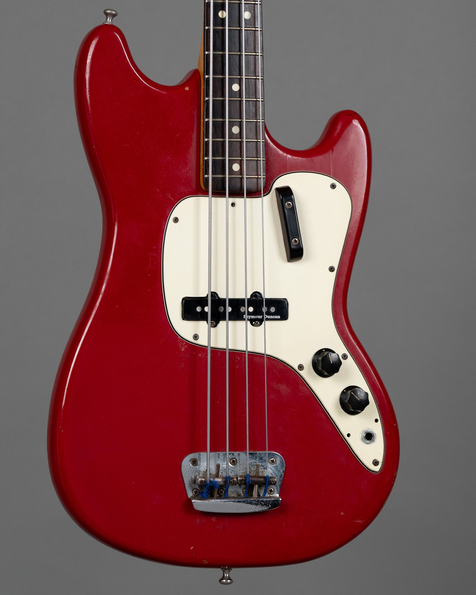 1970 Fender Musicmaster Bass (USA, Dakota Red, HSC)