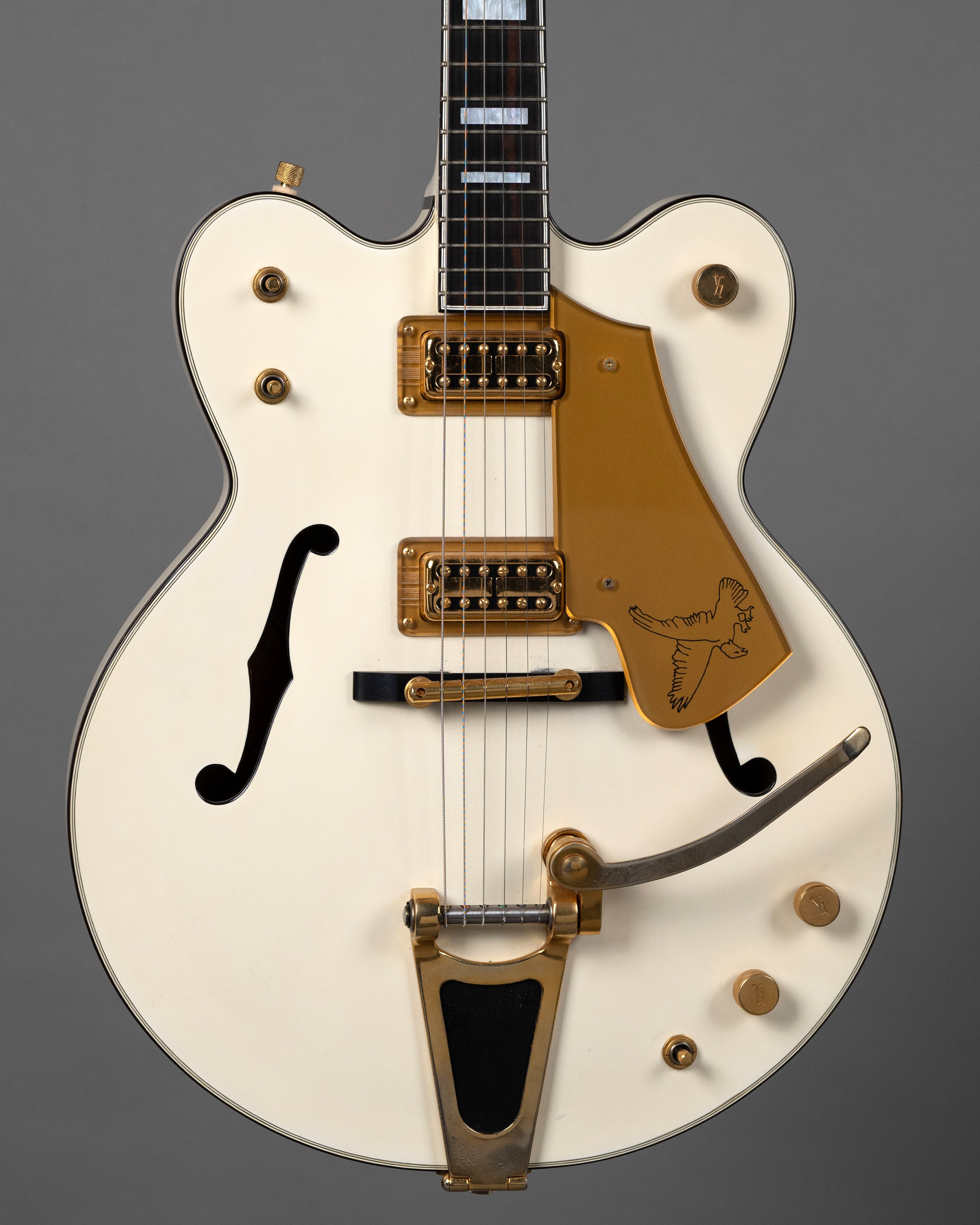 1987 Greco WF-140 Super Real 'White Falcon' (Japan, White, Gretsch HSC)