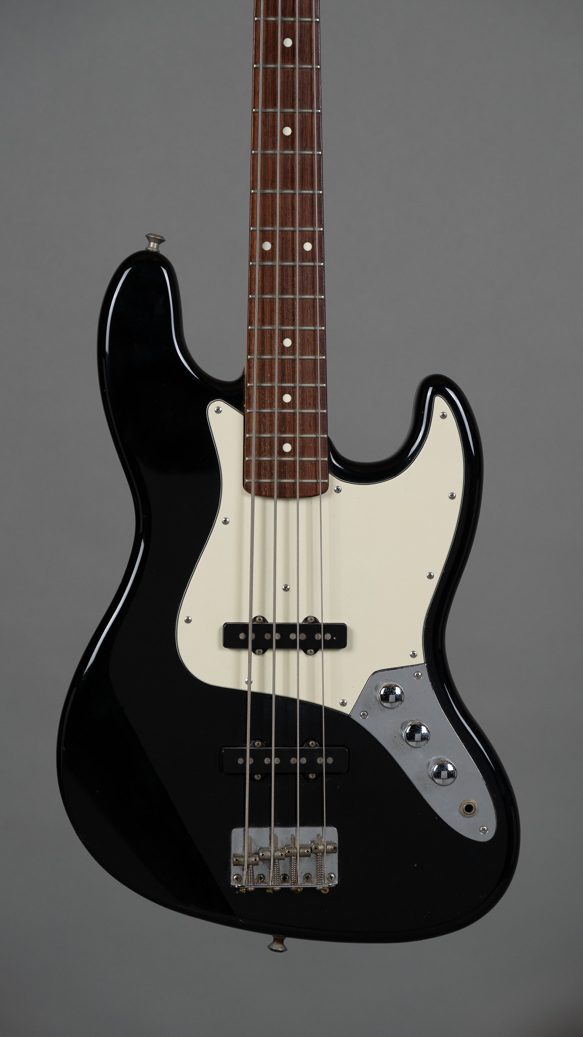 c1987 ESP 400 Jazz Bass (Japan, Black, HSC)