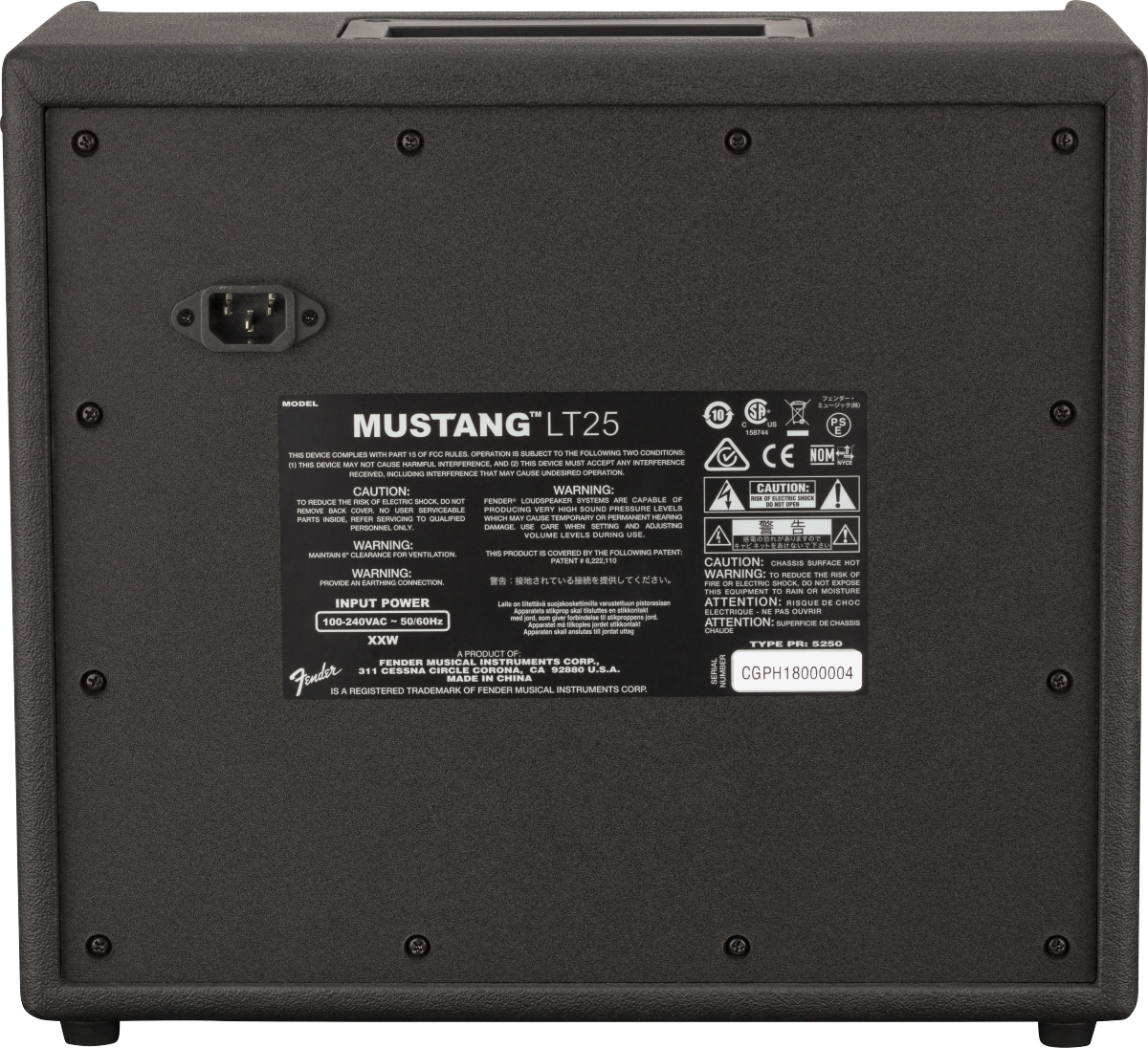 Fender Mustang LT25 Amplifier