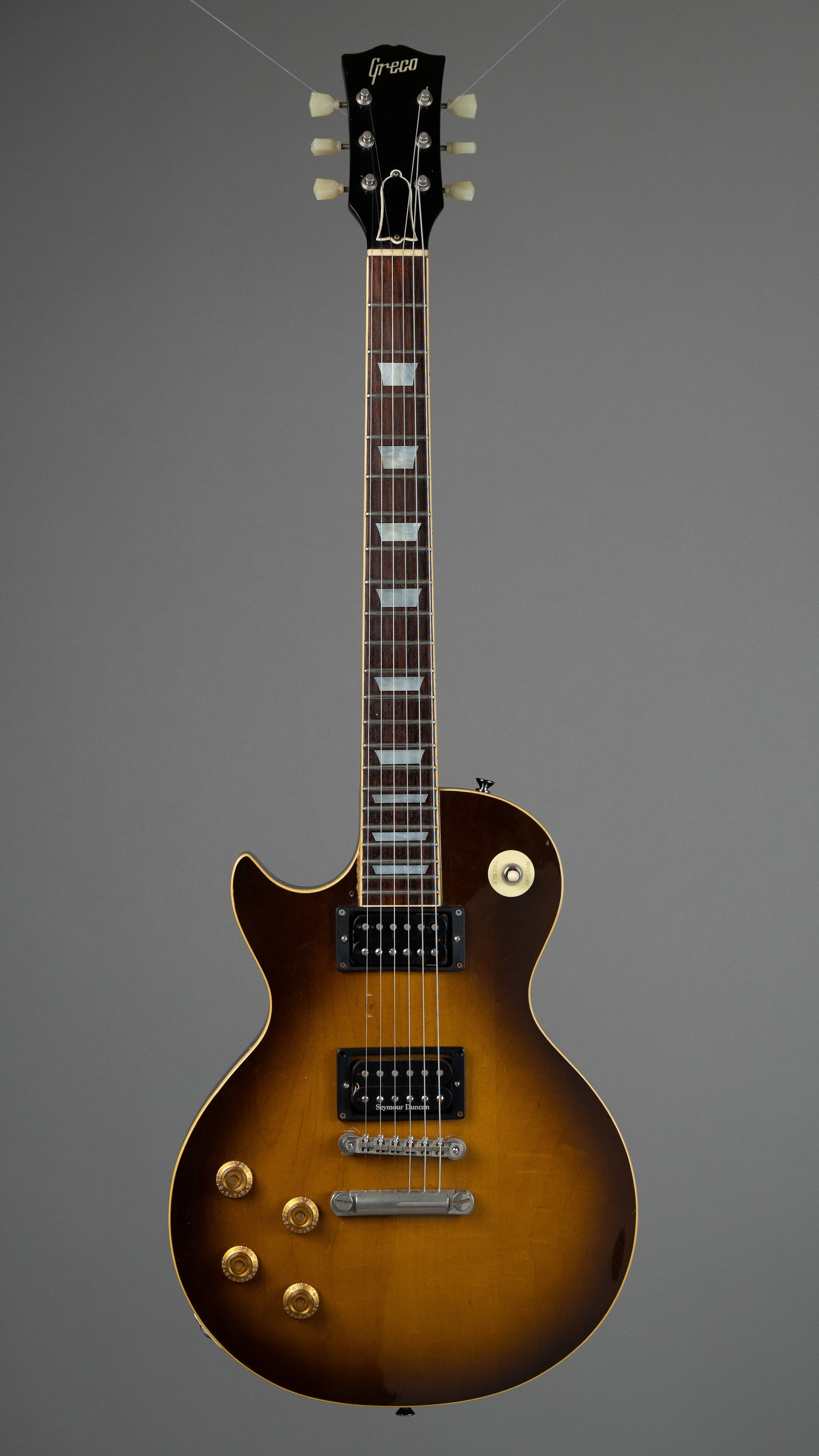 c1985 Greco 'Les Paul' (Japan, Left Handed, Tobacco Sunburst, OHSC)