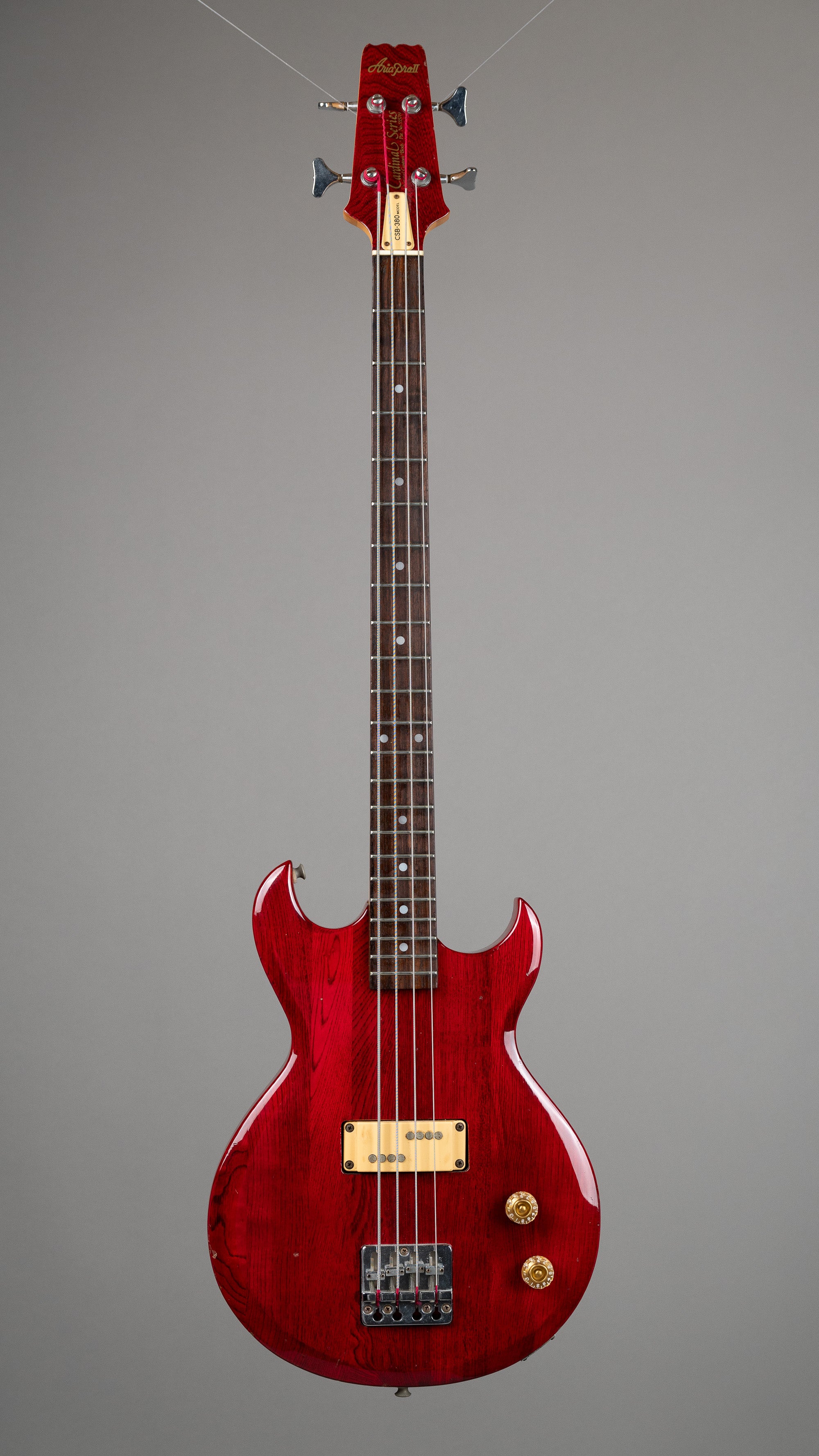 1982 Aria CSB-380 Cardinal Series Bass (Japan, Cherry)