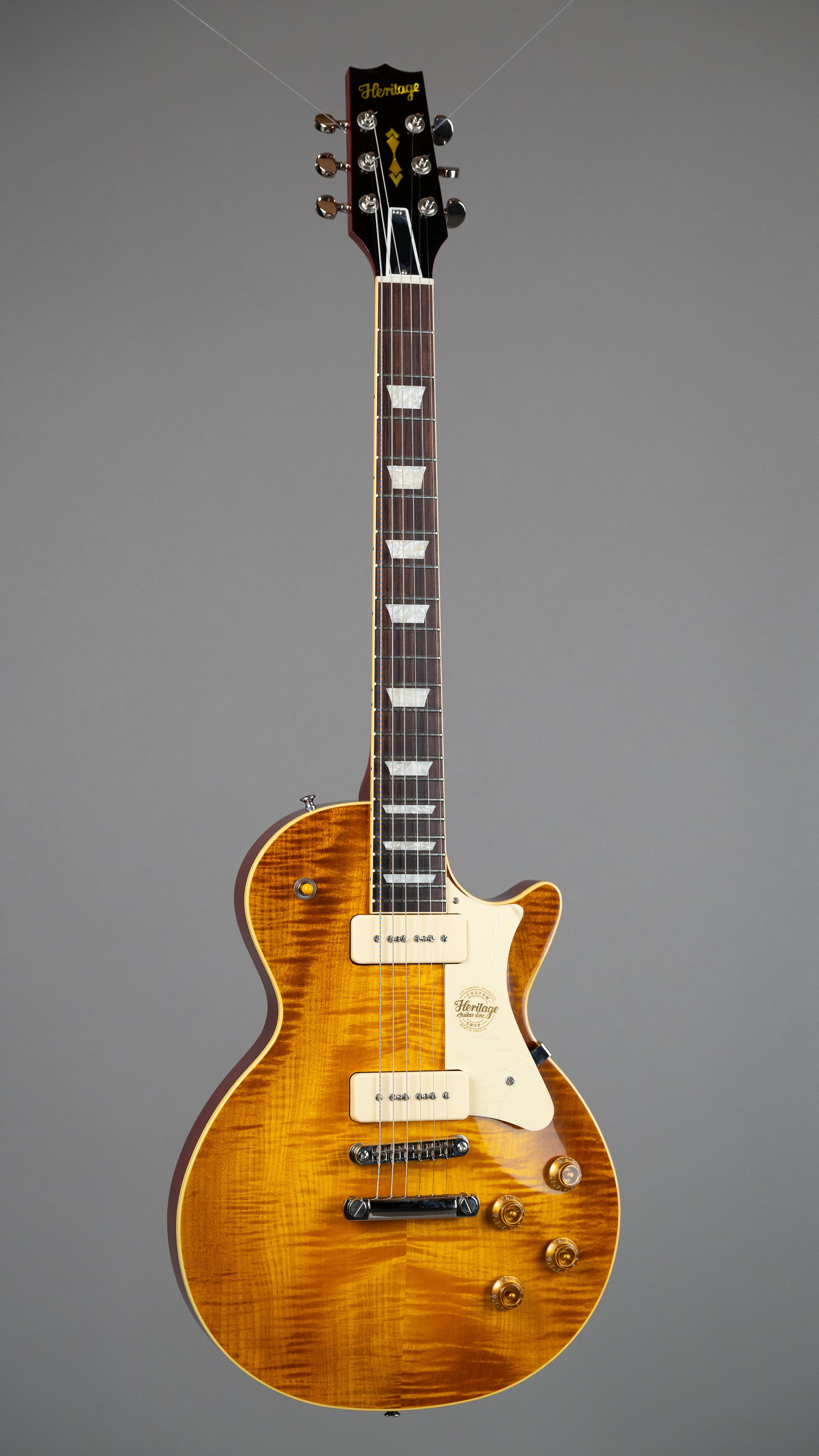2024 Heritage Custom Shop CCH150 (USA, Dirty Lemon Burst, Certificate, OHSC)