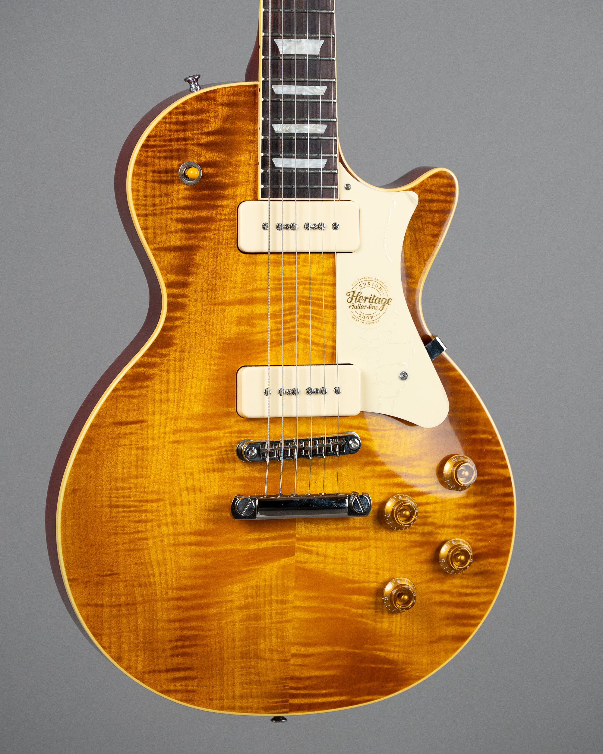 2024 Heritage Custom Shop CCH150 (USA, Dirty Lemon Burst, Certificate, OHSC)