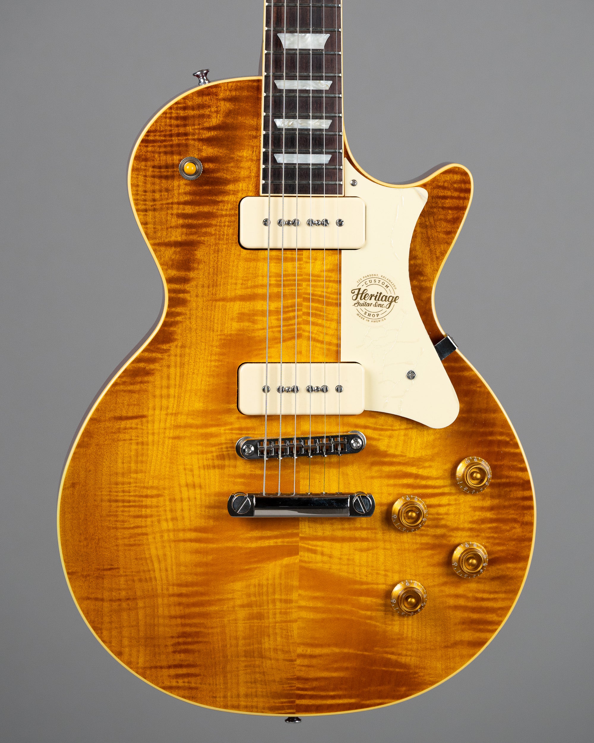 2024 Heritage Custom Shop CCH150 (USA, Dirty Lemon Burst, Certificate, OHSC)