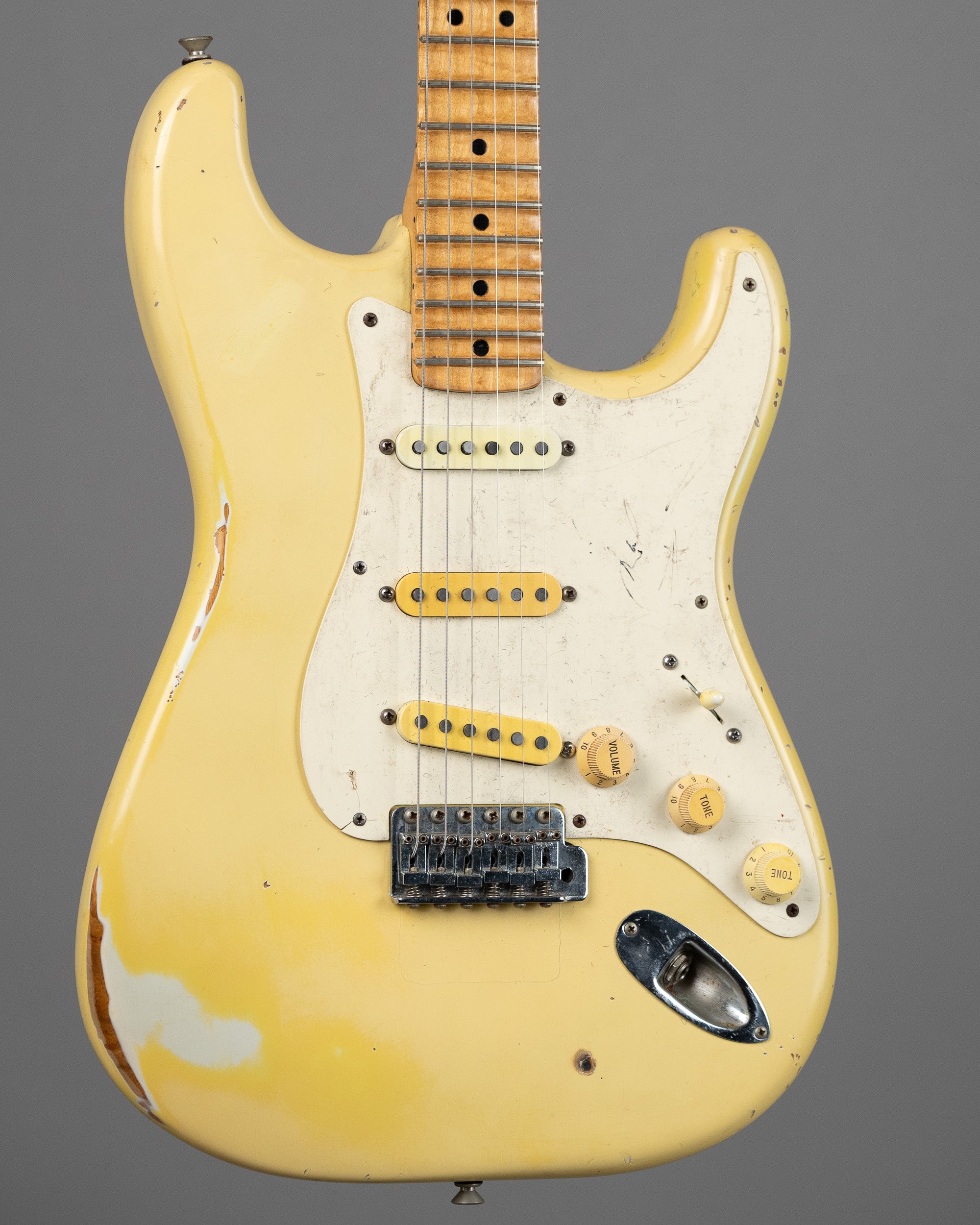 c1972/8 Fender 'YJM' Stratocaster (USA, Olympic White, Fender HSC)