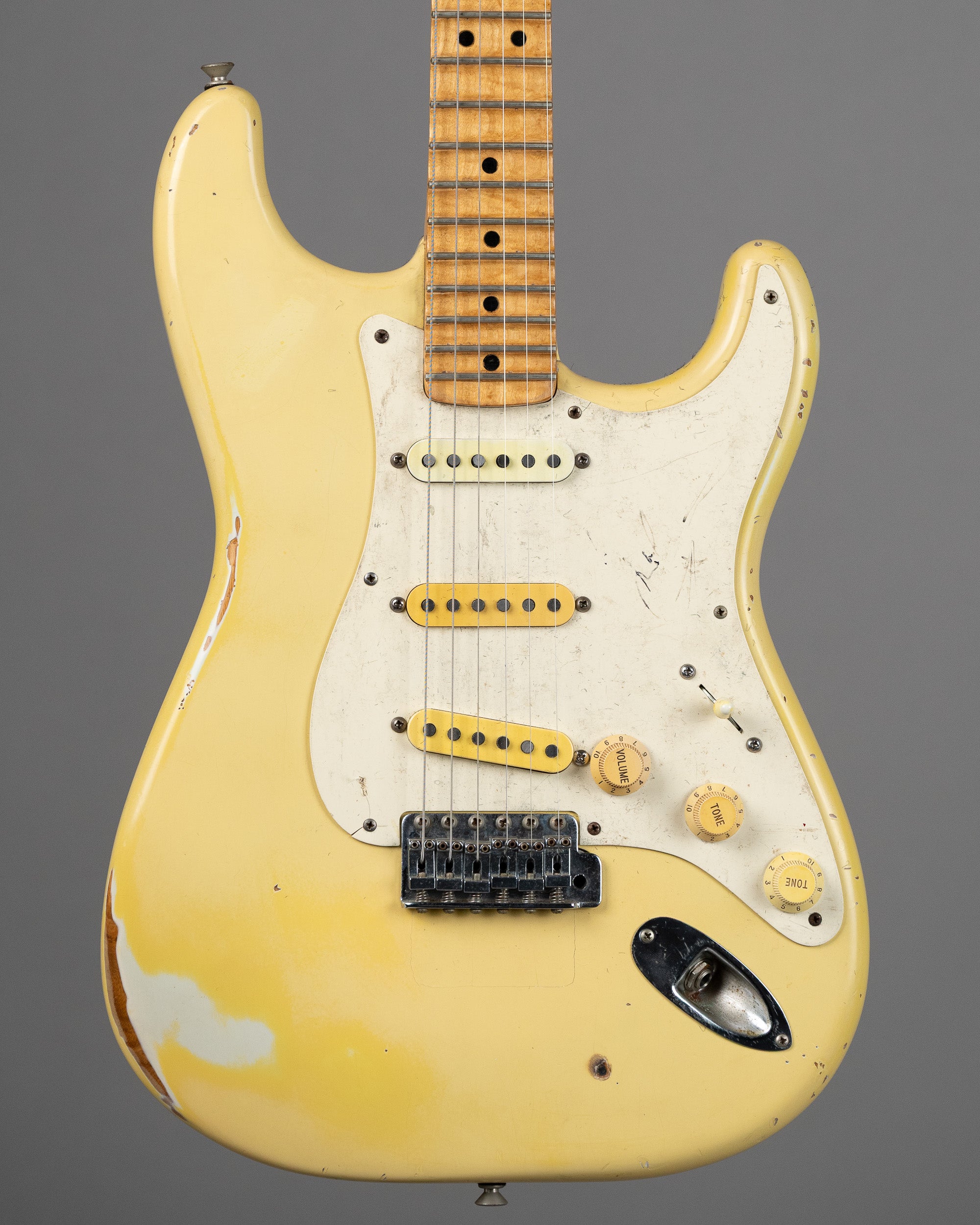 c1972/8 Fender 'YJM' Stratocaster (USA, Olympic White, Fender HSC)