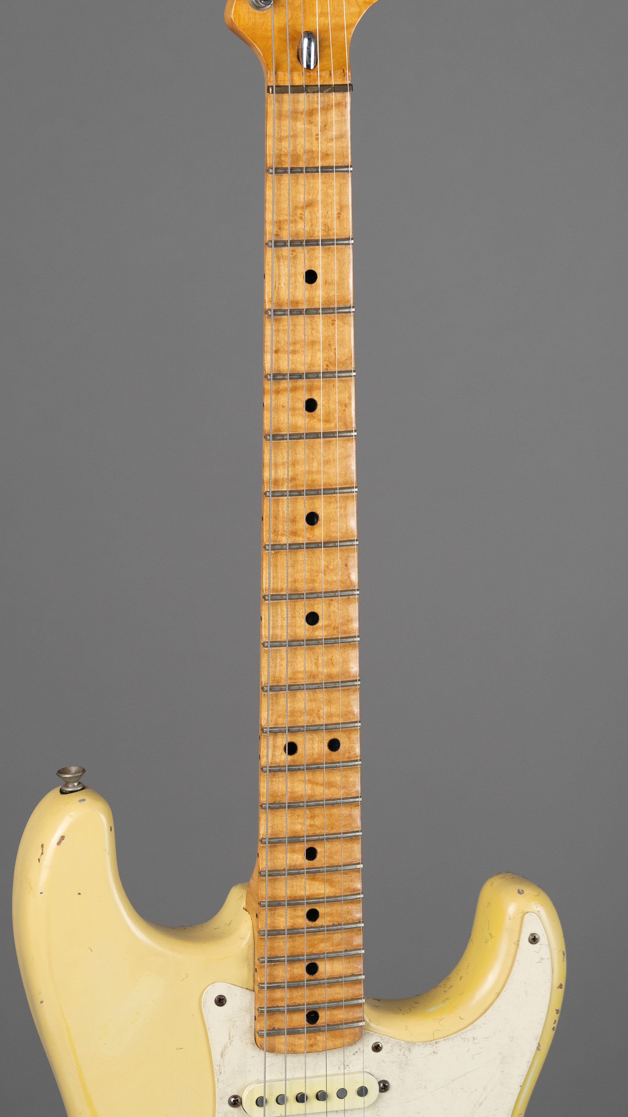 c1972/8 Fender 'YJM' Stratocaster (USA, Olympic White, Fender HSC)