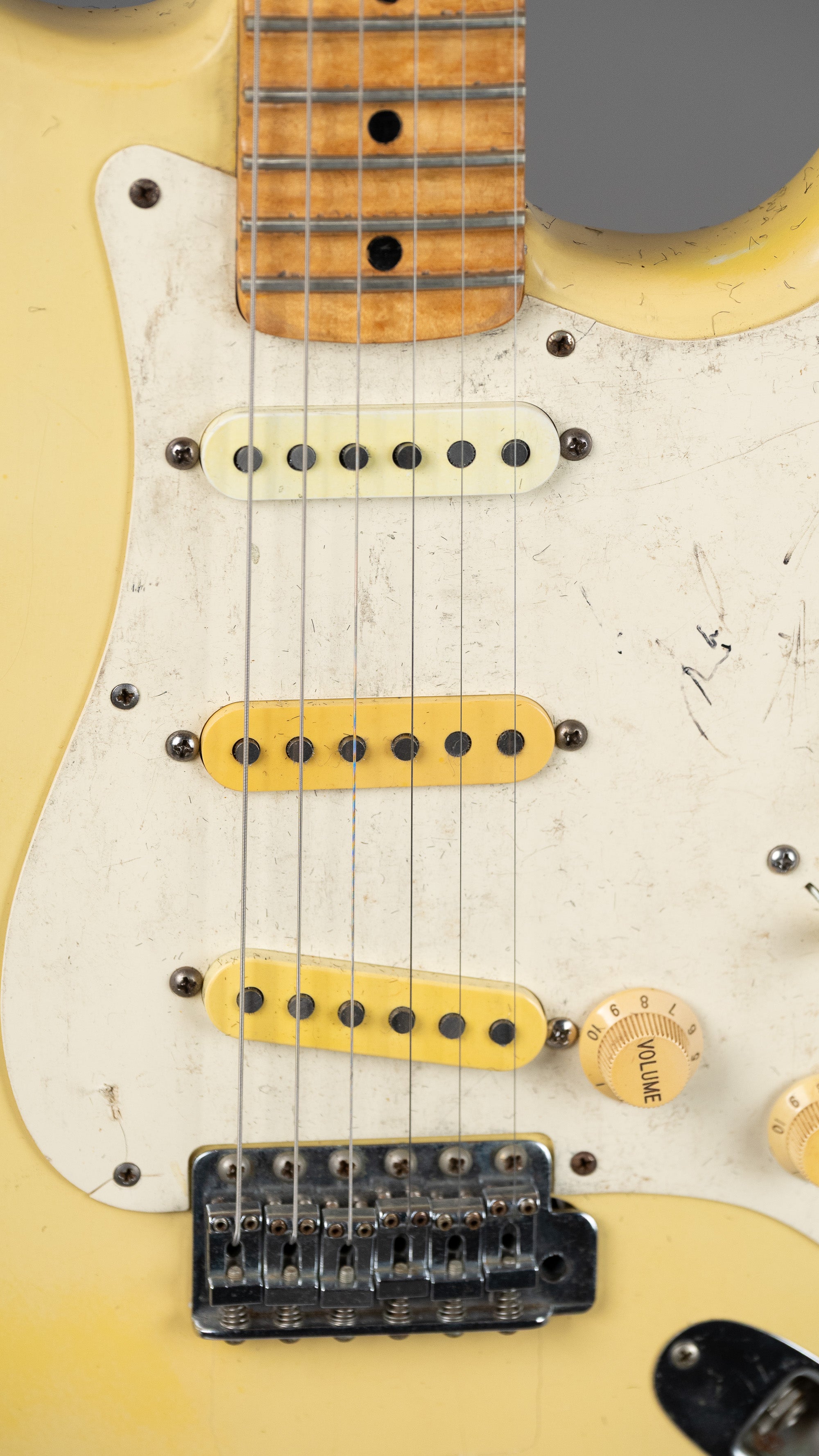 c1972/8 Fender 'YJM' Stratocaster (USA, Olympic White, Fender HSC)