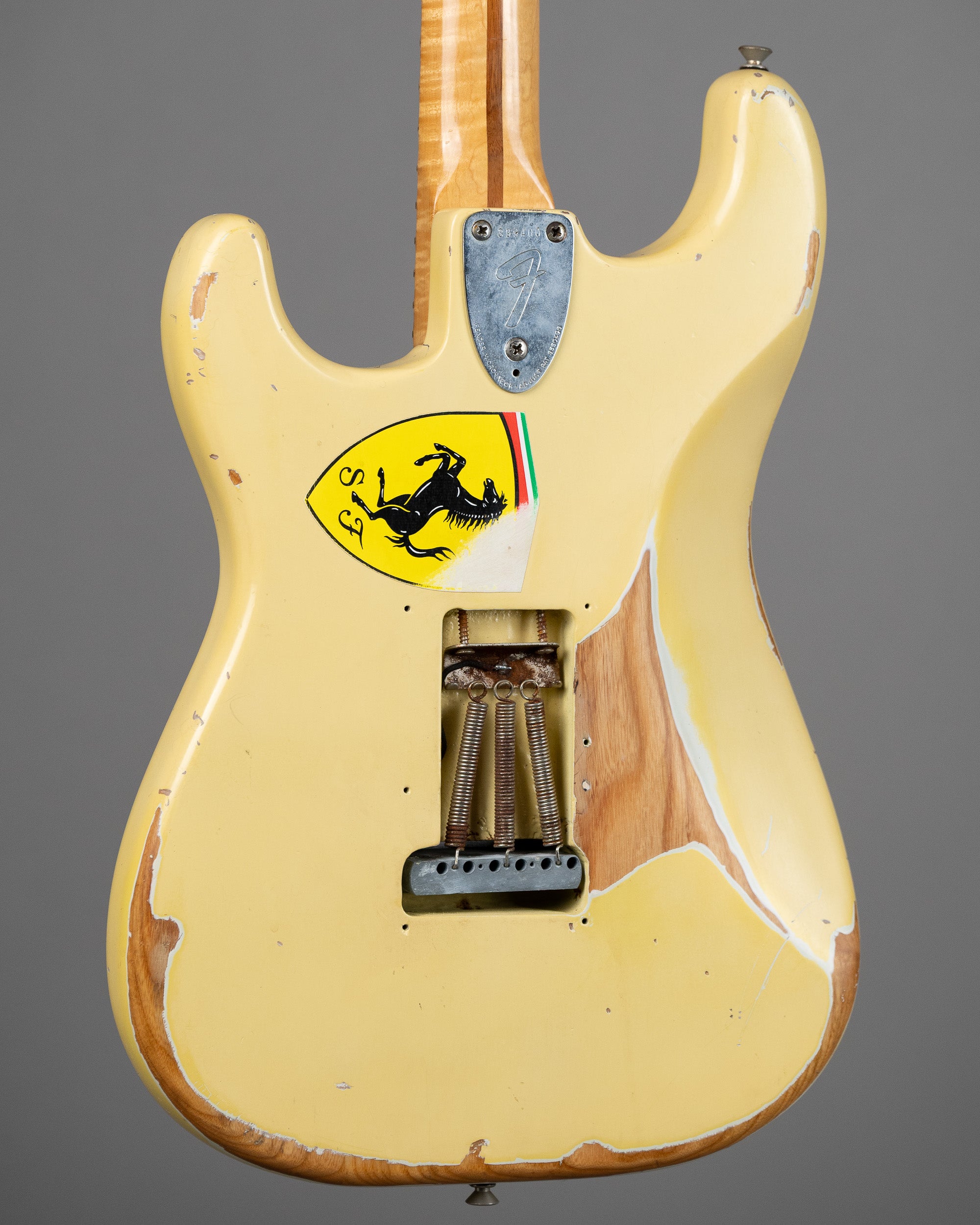 c1972/8 Fender 'YJM' Stratocaster (USA, Olympic White, Fender HSC)