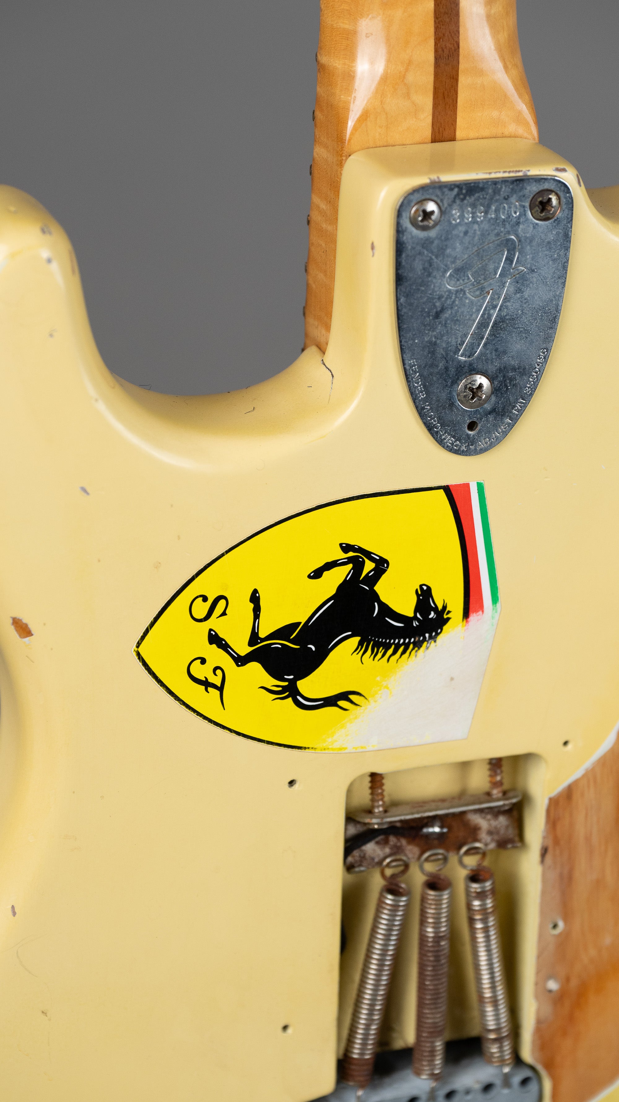 c1972/8 Fender 'YJM' Stratocaster (USA, Olympic White, Fender HSC)