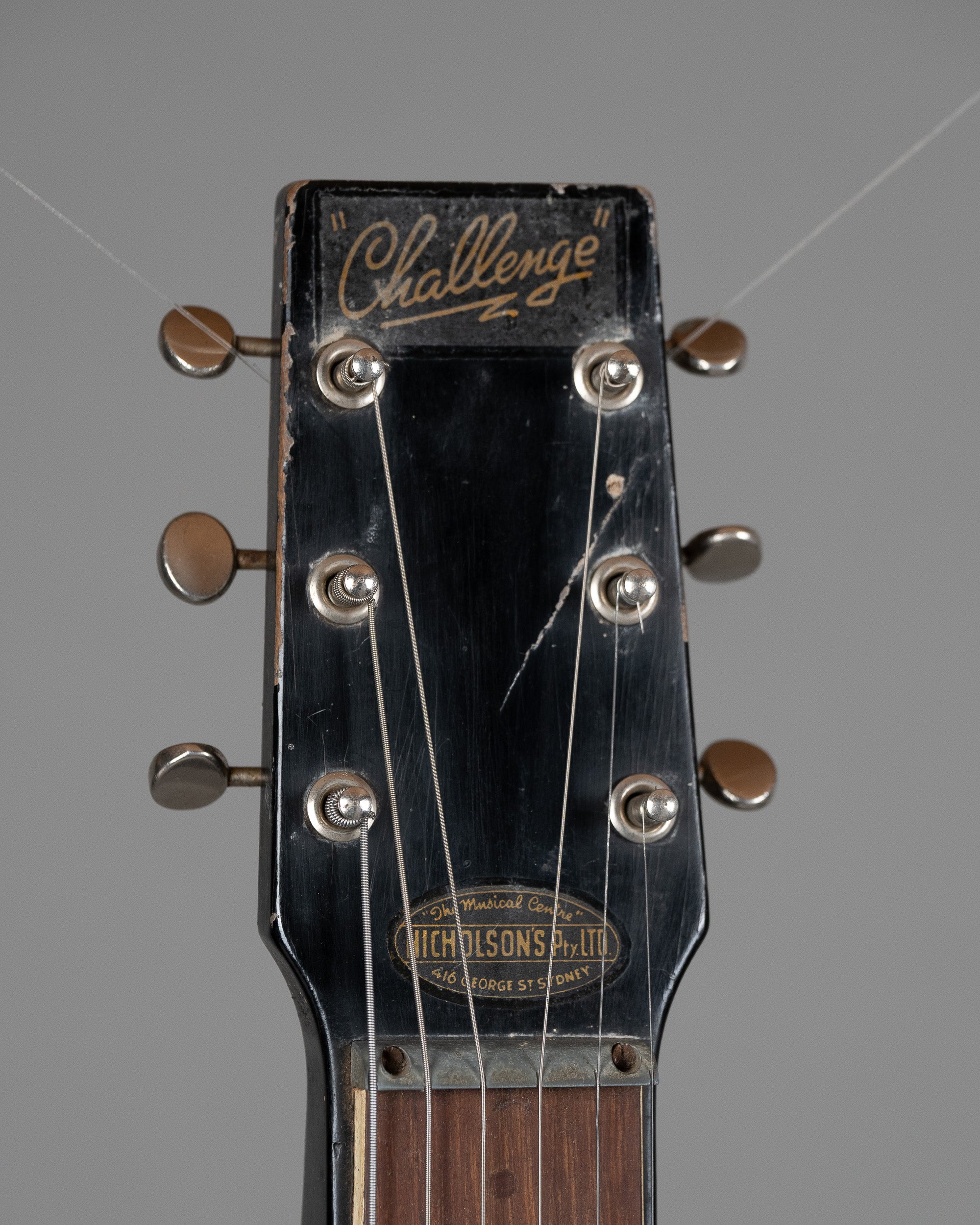 c1950s Challenge Lap Steel (Australia, Black, OHSC)