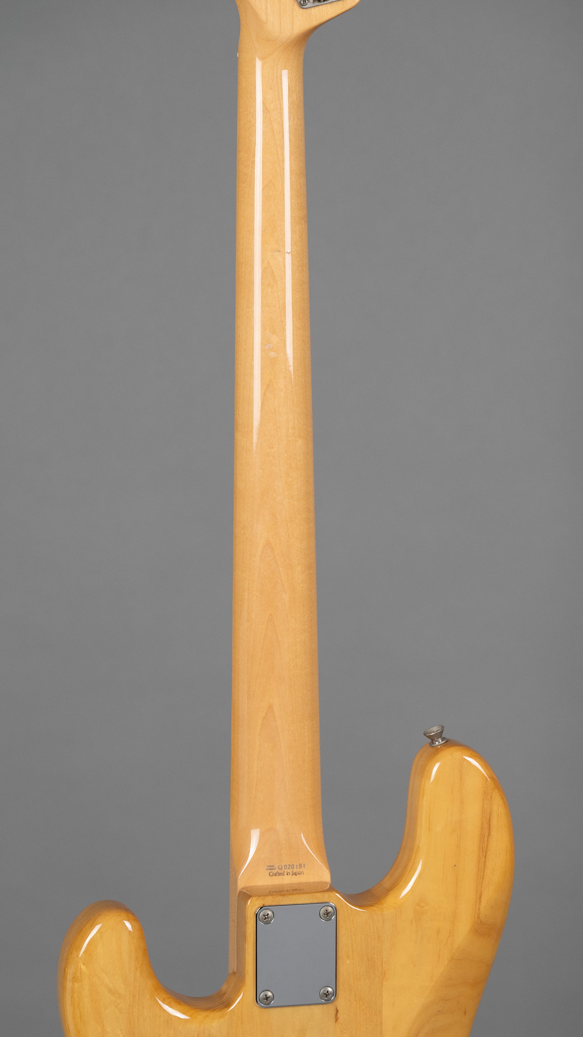 c2002 Fender PB-72 Unlined Fretless (Japan, Natural)