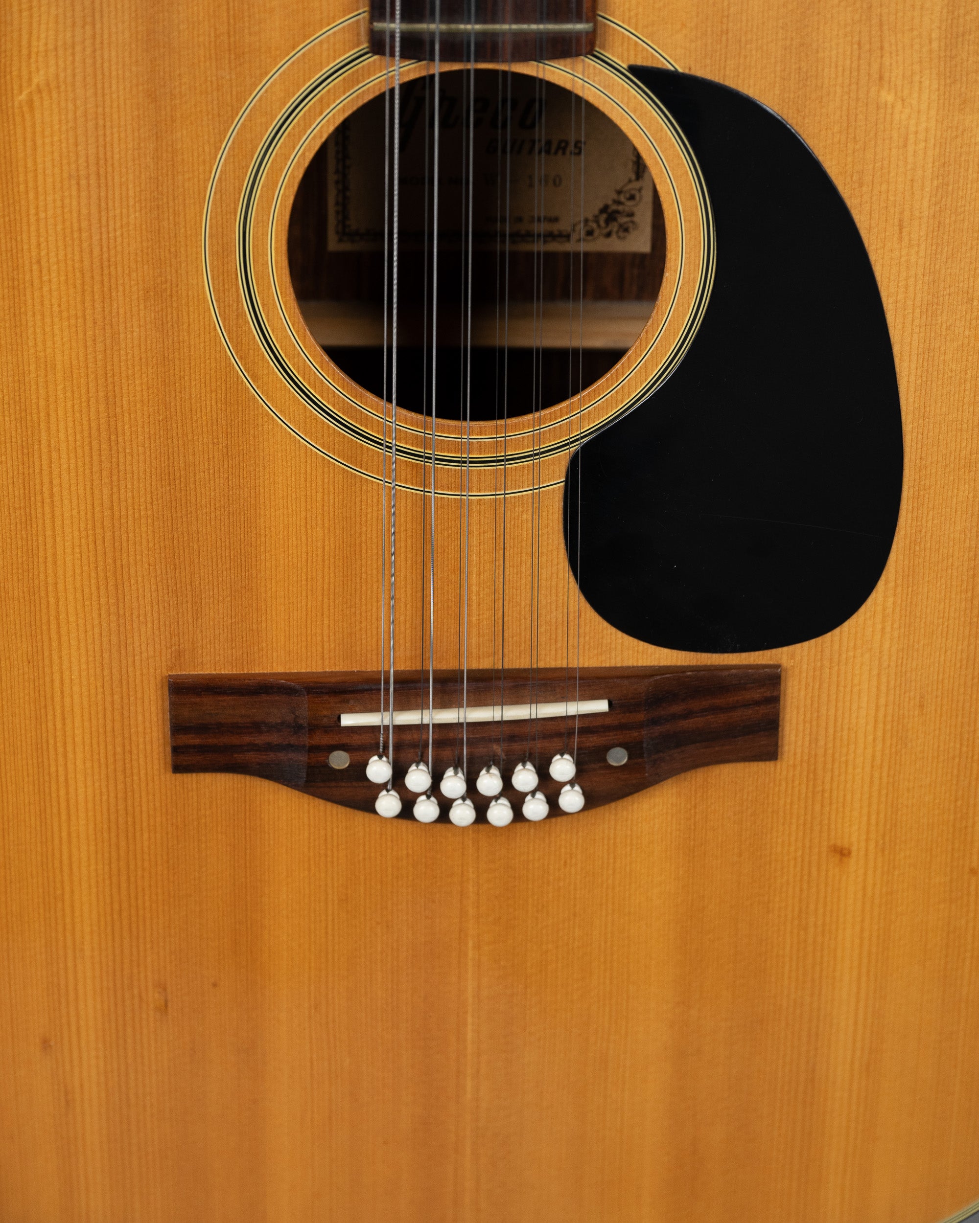 c1980s Greco W-160 12 String Acoustic (Japan, Natural, Case)