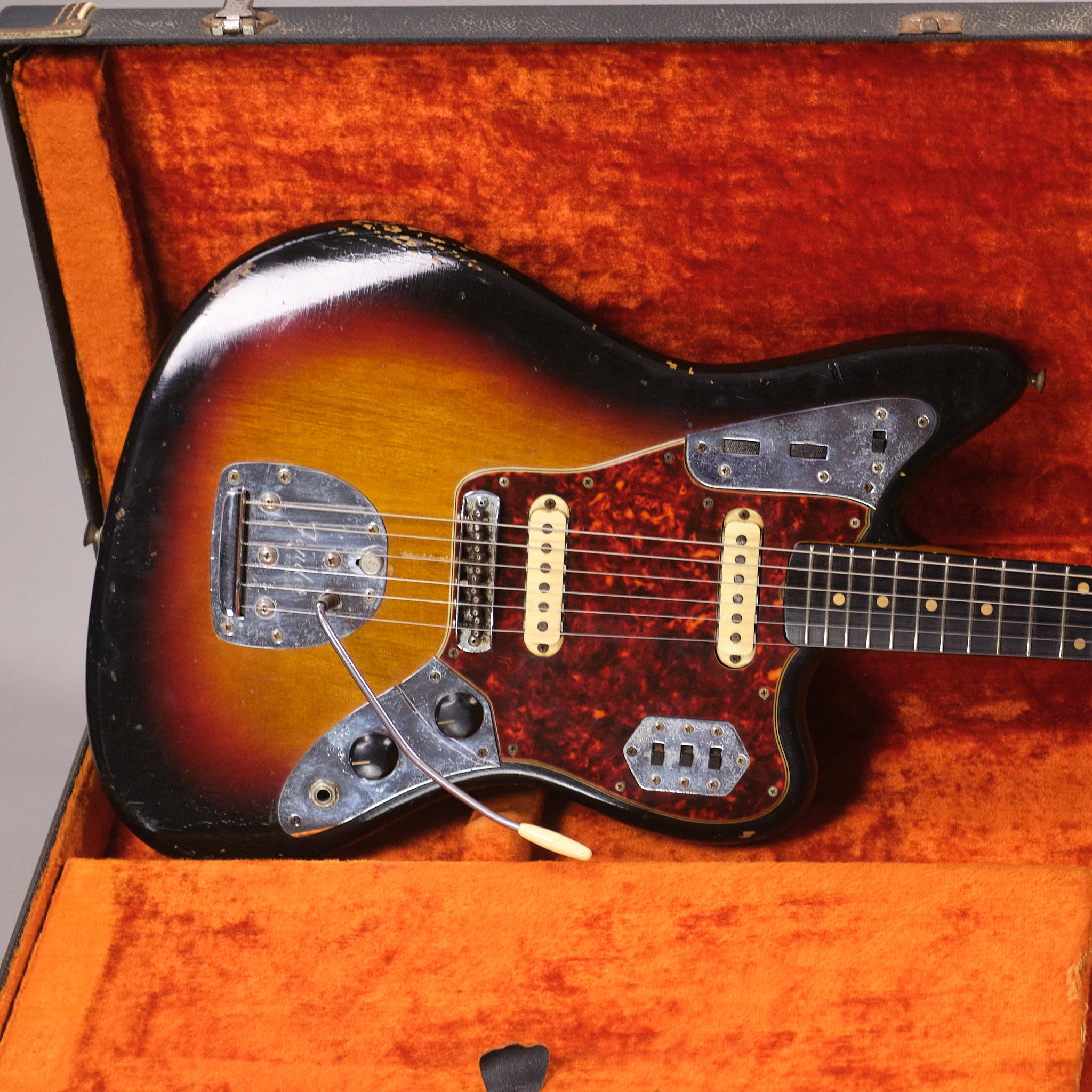 1962 Fender Jaguar (USA, Sunburst, HSC)