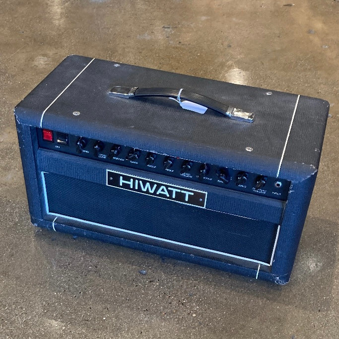 c1980s Hiwatt Lead 50-R Head (UK, 240v, Mod)
