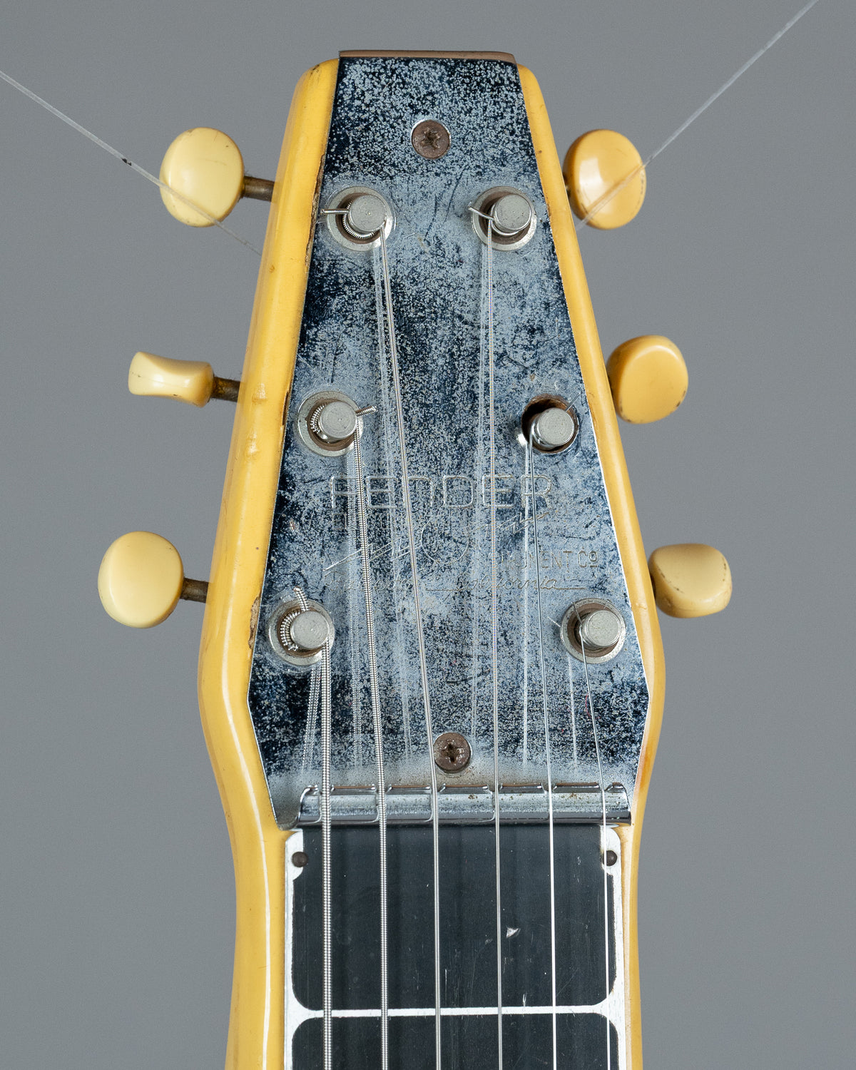 1951 Fender Champion Lap Steel (USA, Yellow Pearloid, OHSC)