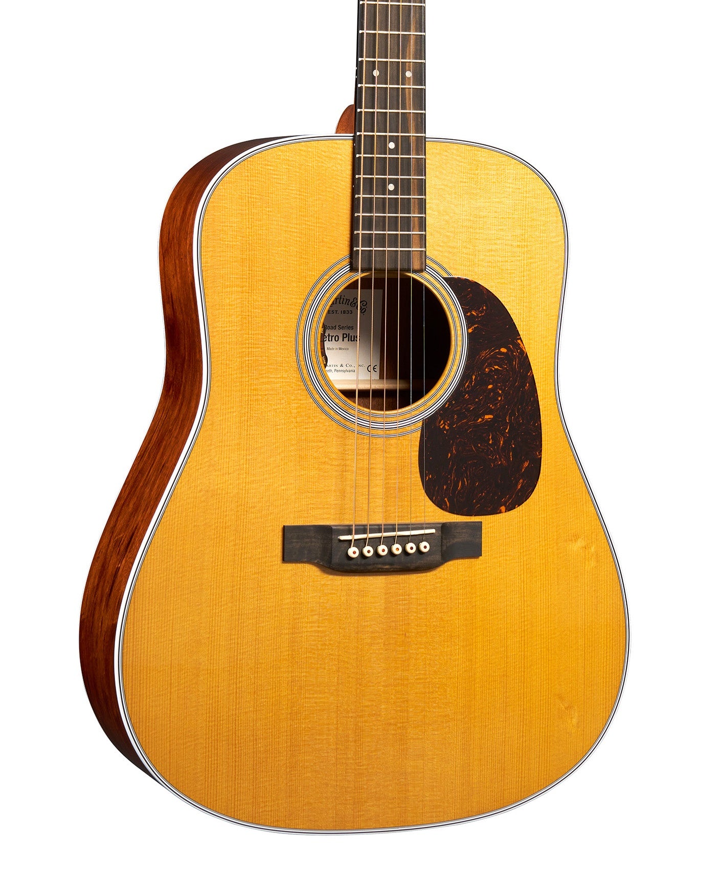 Martin DE Retro Plus Granadillo Road Series Dreadnought Acoustic Guitar